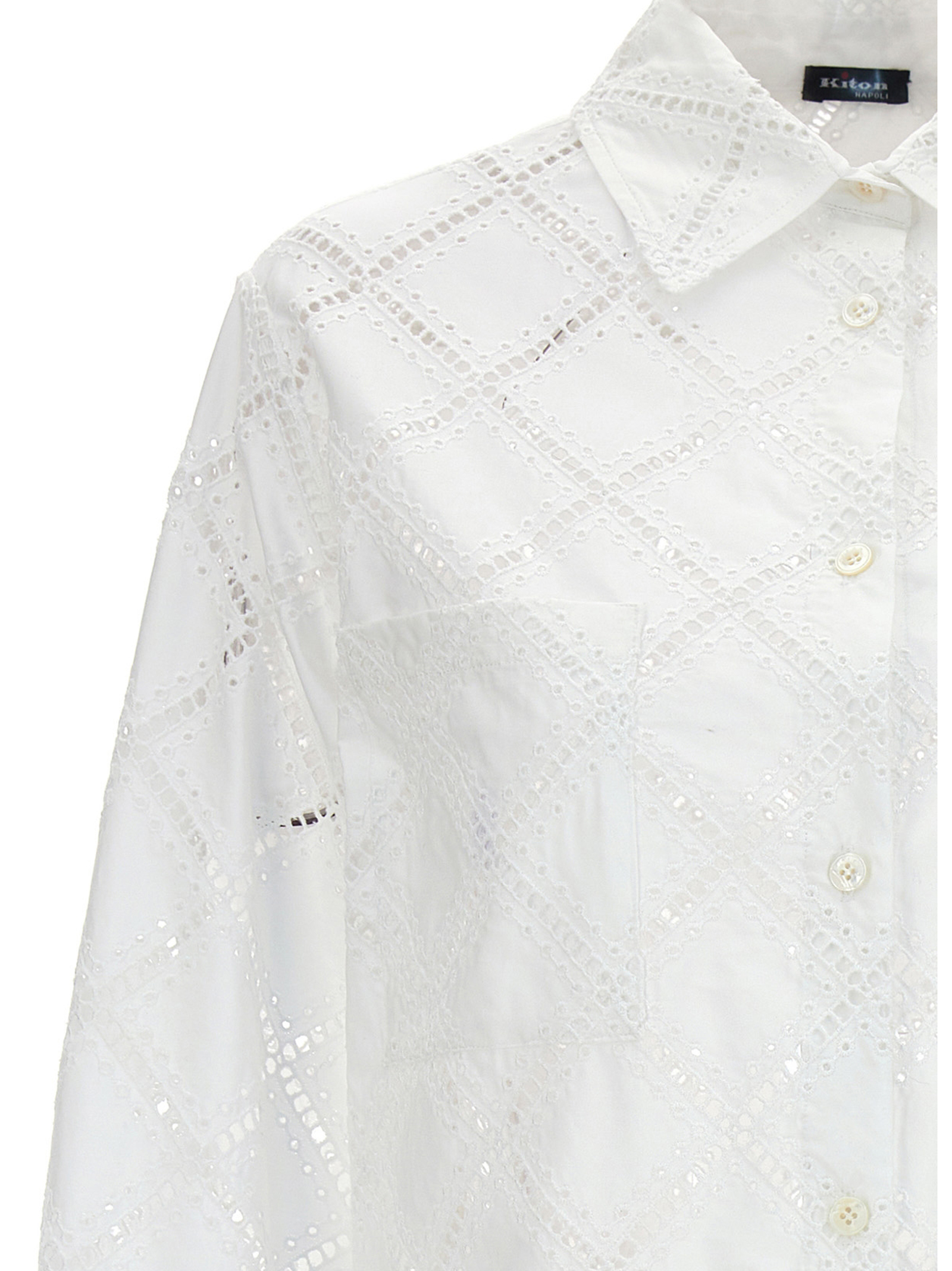 Camicia cotone traforato D52445K0989B0100M (Kiton / シャツ・ブラウス ) | Kiton (キートン)(2)