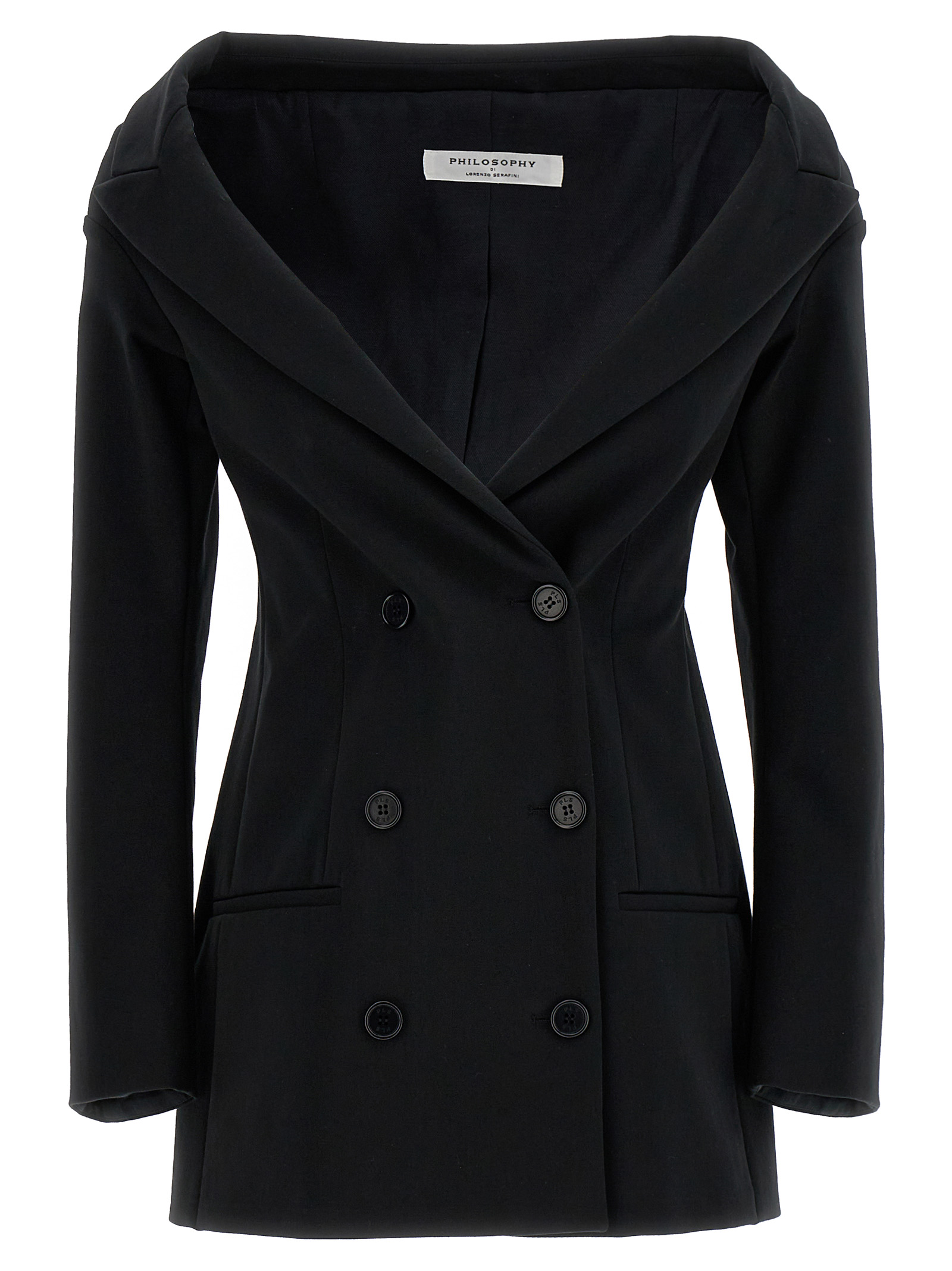 Blazer doppiopetto off the shoulder A050221260555 (PHILOSOPHY / ブレザー・ジャケット ) | PHILOSOPHY (フィロソフィ)