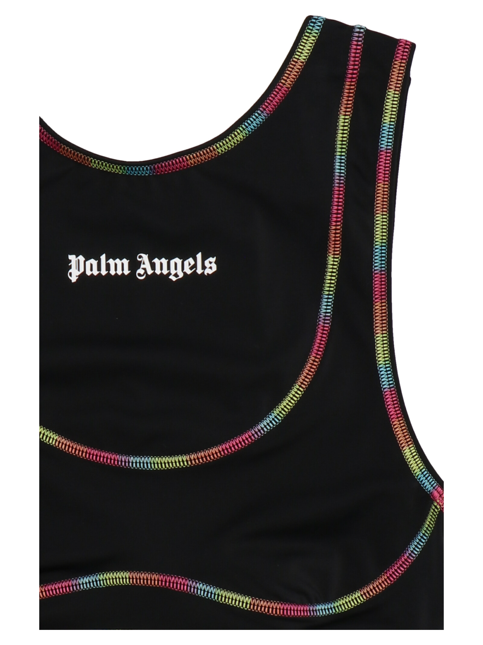 'Rainbow Miami' sports top PWVO022S23FAB00310011001 (Palm Angels / タンクトップ・キャミソール ) | Palm Angels (パームエンジェルス)(2)