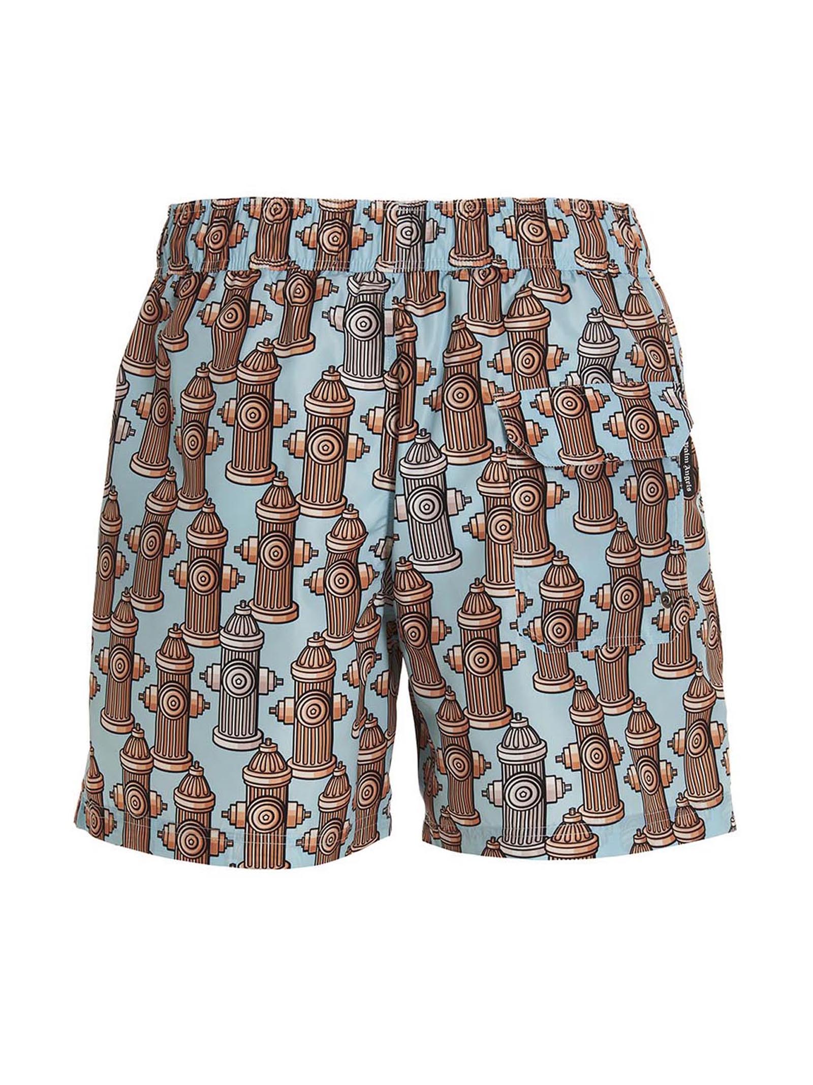 'Fire Hydrant' swim shorts PMFD002S23FAB00240604060 (Palm Angels / スイムウェア ) | Palm Angels (パームエンジェルス)(1)