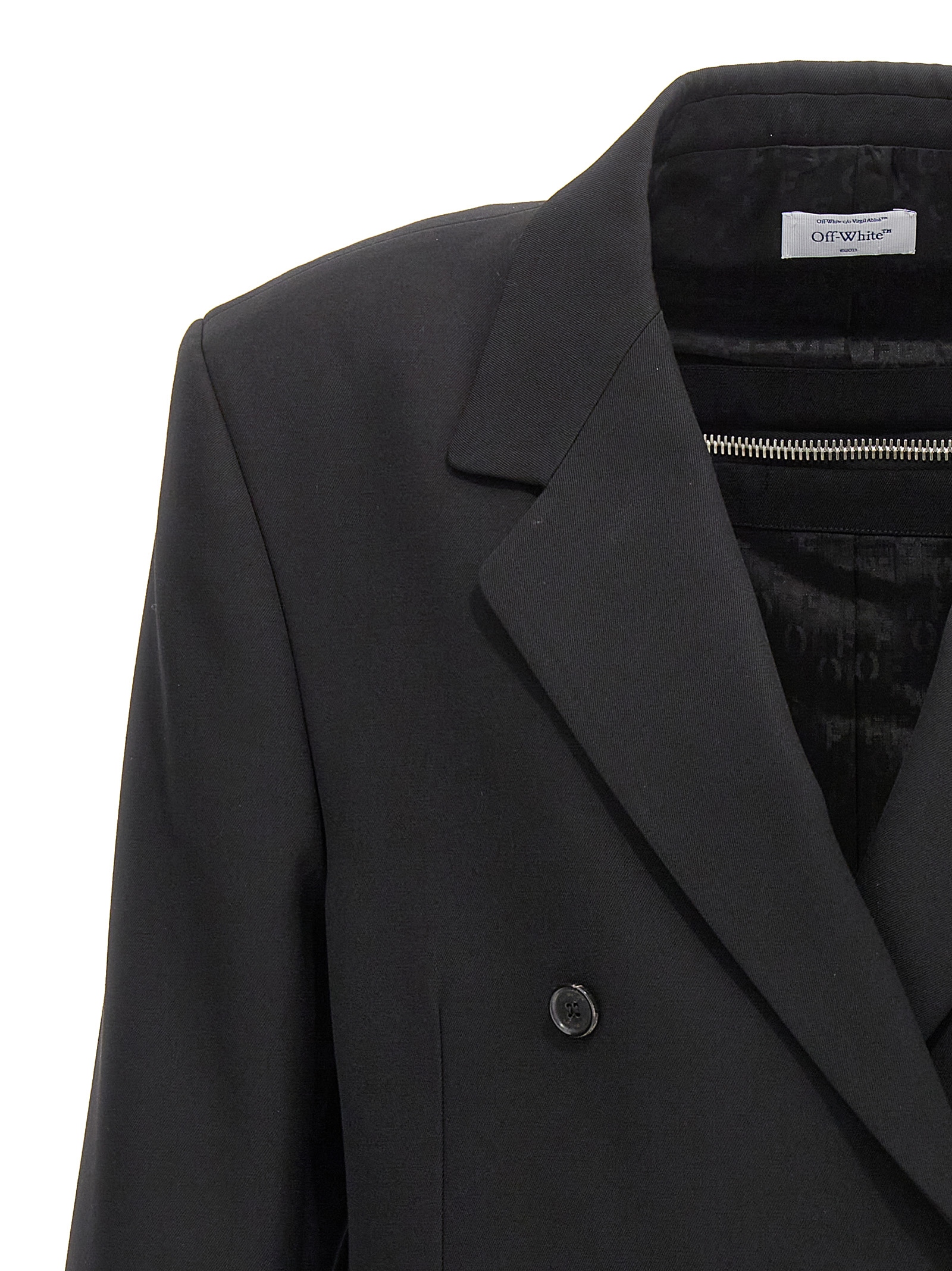 Blazer 'OW Emb' OMEN072F23FAB00210101010 (Off-White / スーツ・ジャケット ) | Off-White (オフホワイト)(2)