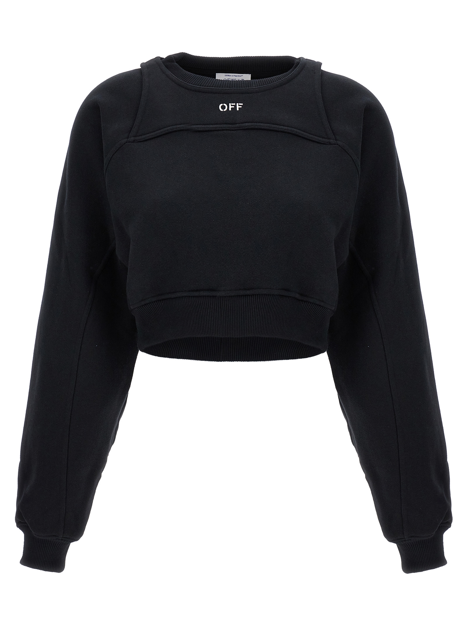 Logo embroidery sweatshirt OWBA071F23JER00110011001 (Off-White / スウェット・フーディー ) | Off-White (オフホワイト)