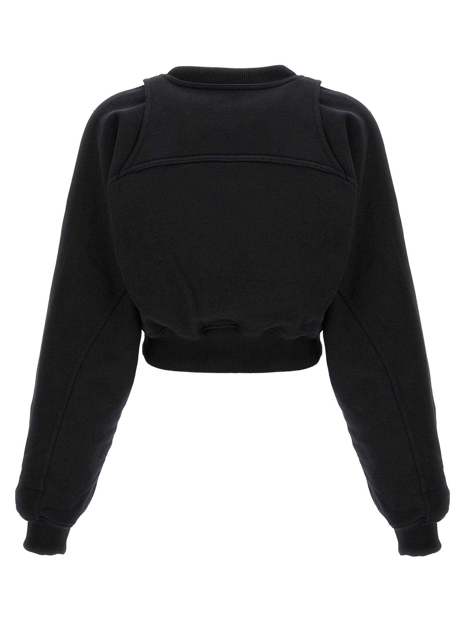 Logo embroidery sweatshirt OWBA071F23JER00110011001 (Off-White / スウェット・フーディー ) | Off-White (オフホワイト)(1)