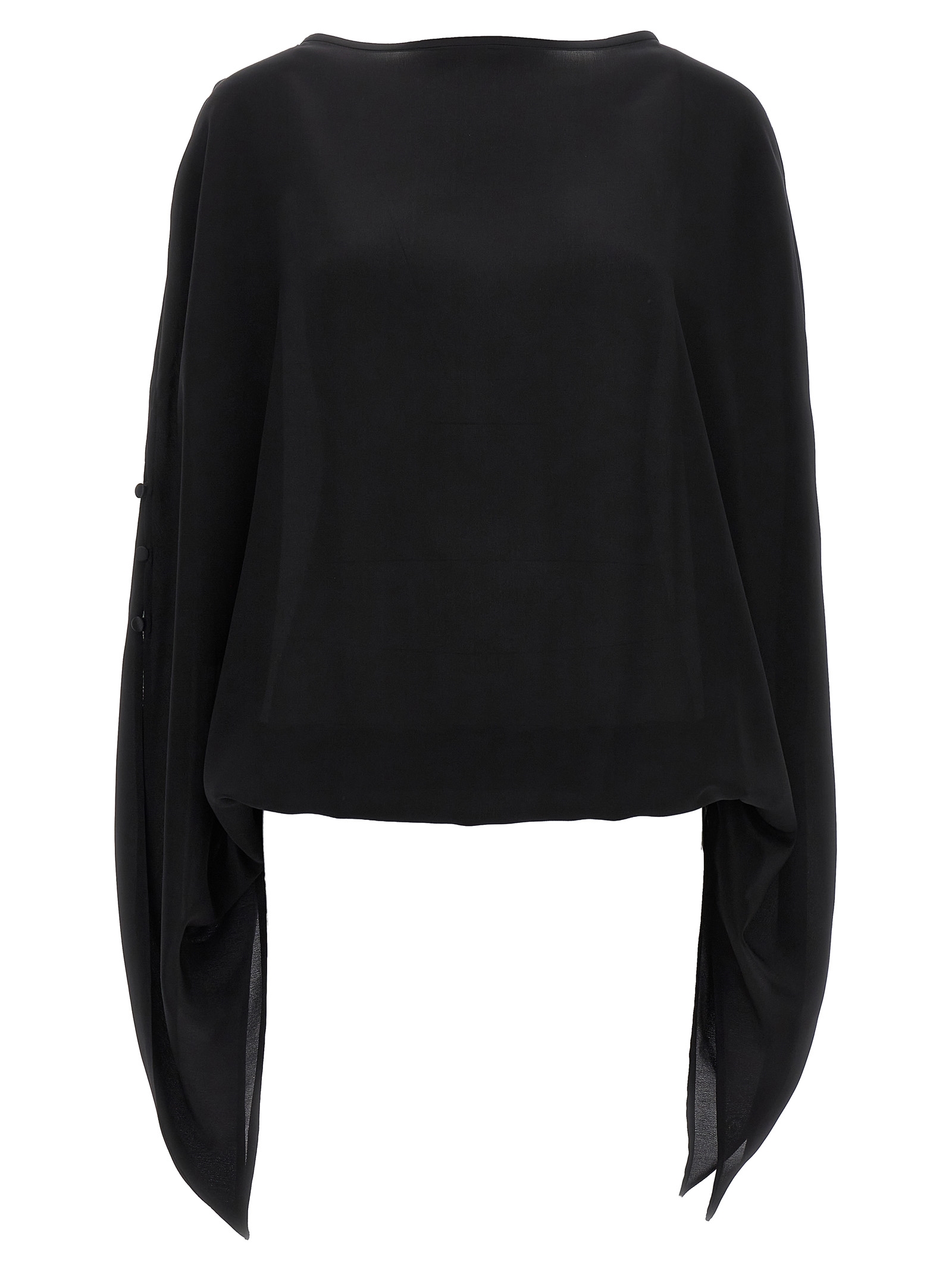 'Cristina' blouse C241NERO (DI.LA3 PARI' / シャツ・ブラウス ) | DI.LA3 PARI' (ディラトレパリ)