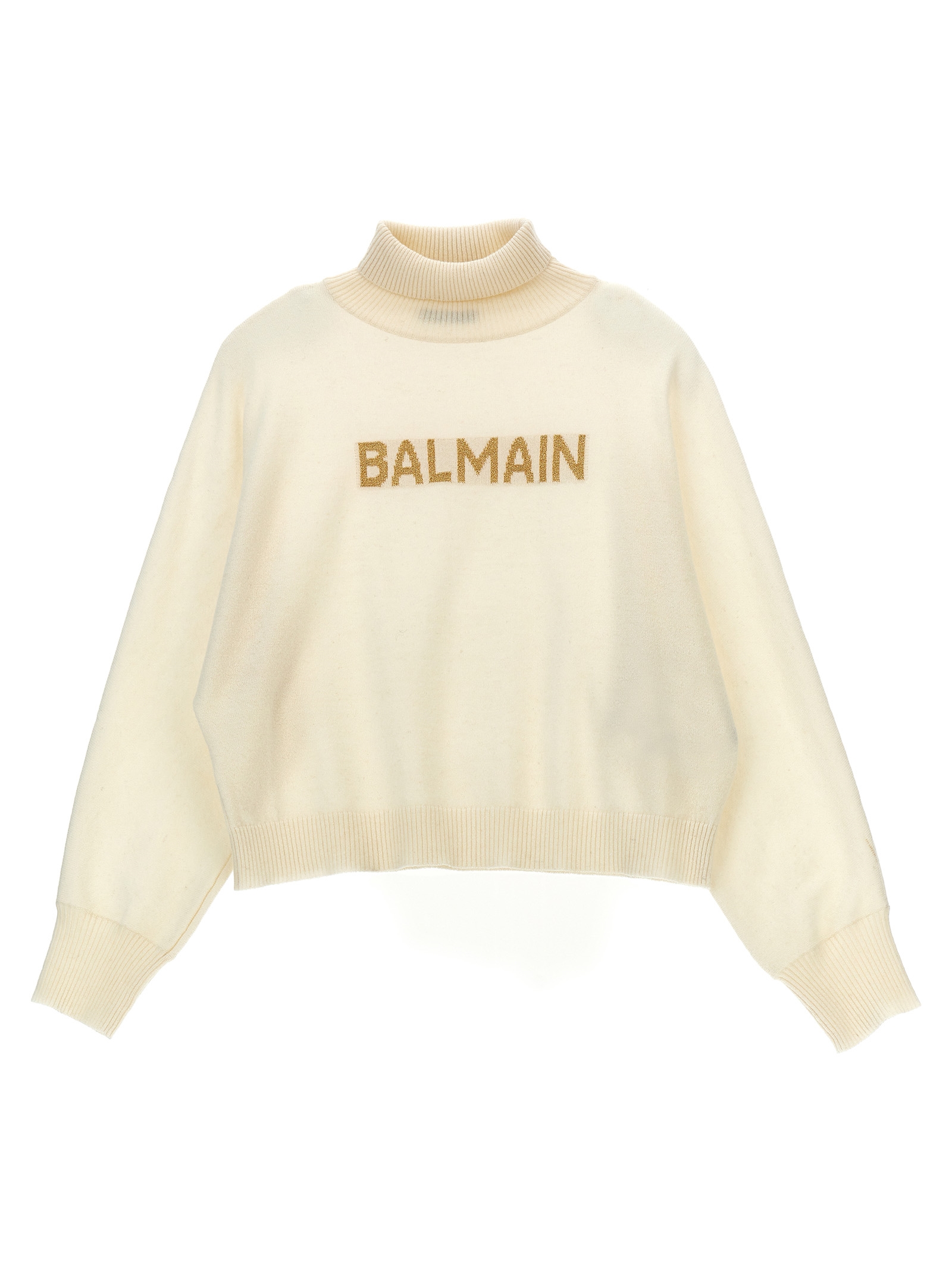 Glitter logo sweater BV9B20W0023102OR (Balmain / ニット・セーター・カーディガン ) | Balmain (バルマン)