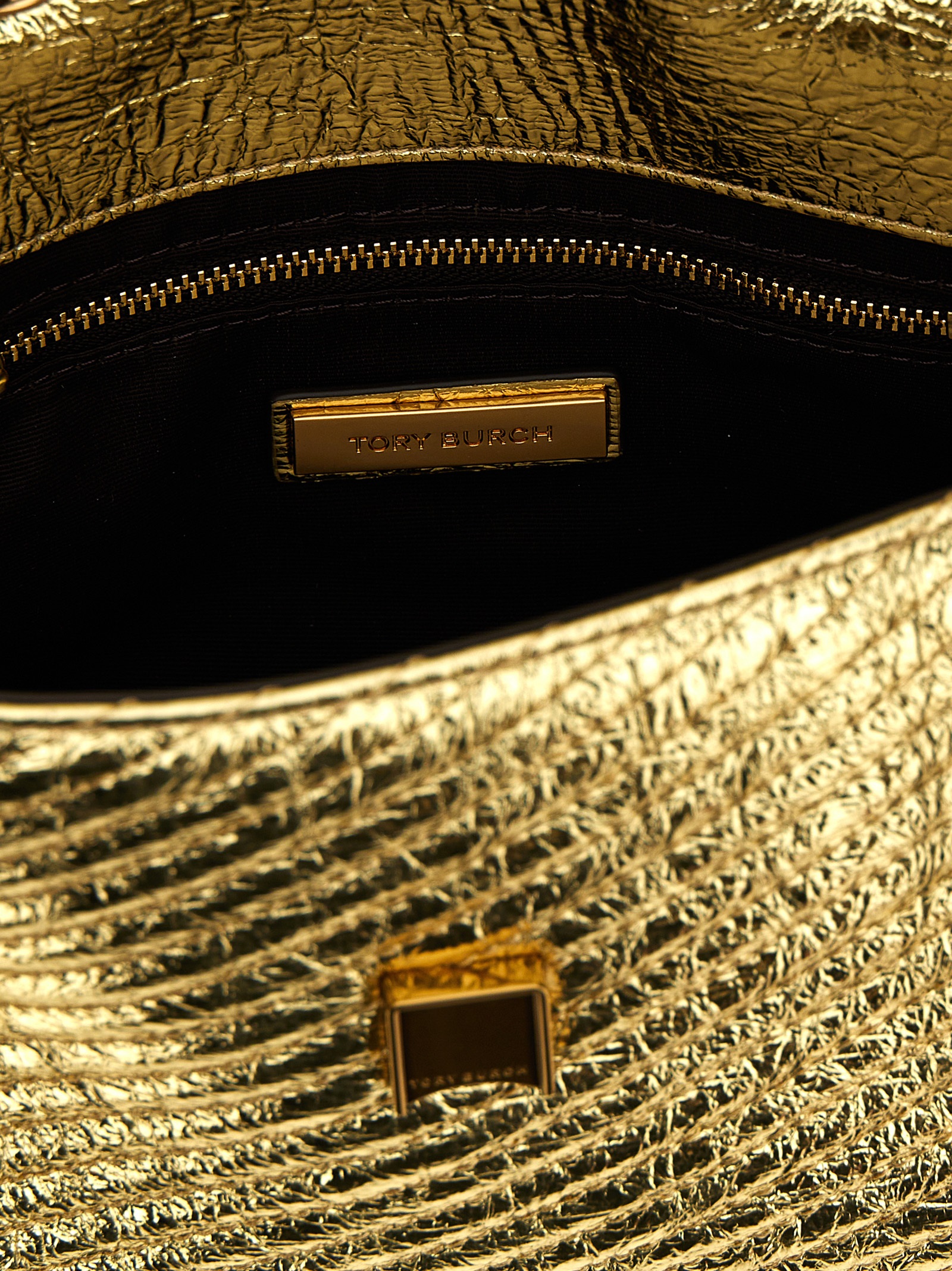 'Kira Metallic Moto Quilt Small' shoulder bag 161920700 (TORY BURCH / ハンドバッグ・ショルダーバッグ ) | TORY BURCH (トリーバーチ)(3)