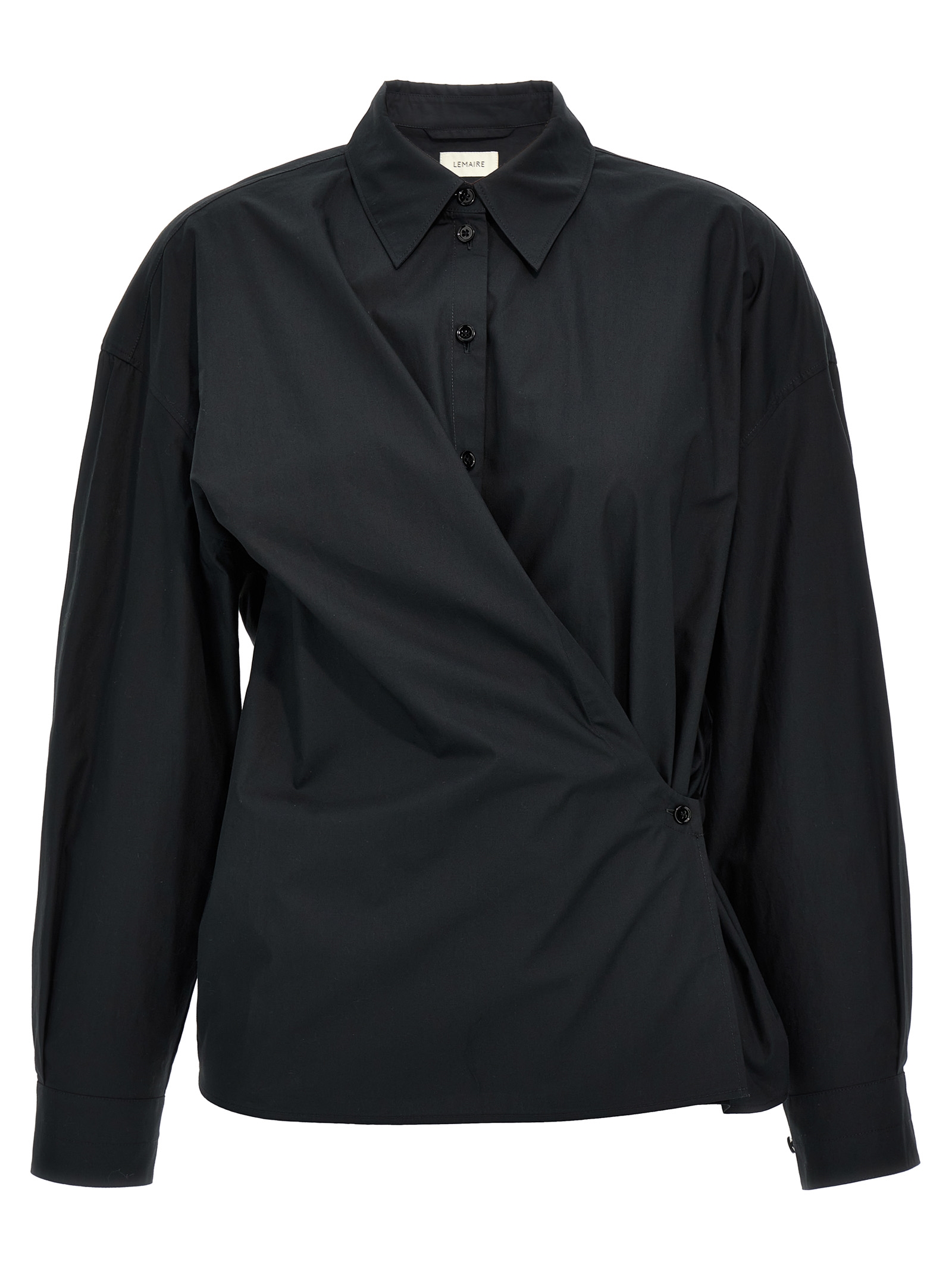 'Straight Collar Twisted' shirt SH1141LF588BK995 (LEMAIRE / シャツ・ブラウス ) | LEMAIRE (ルメール)