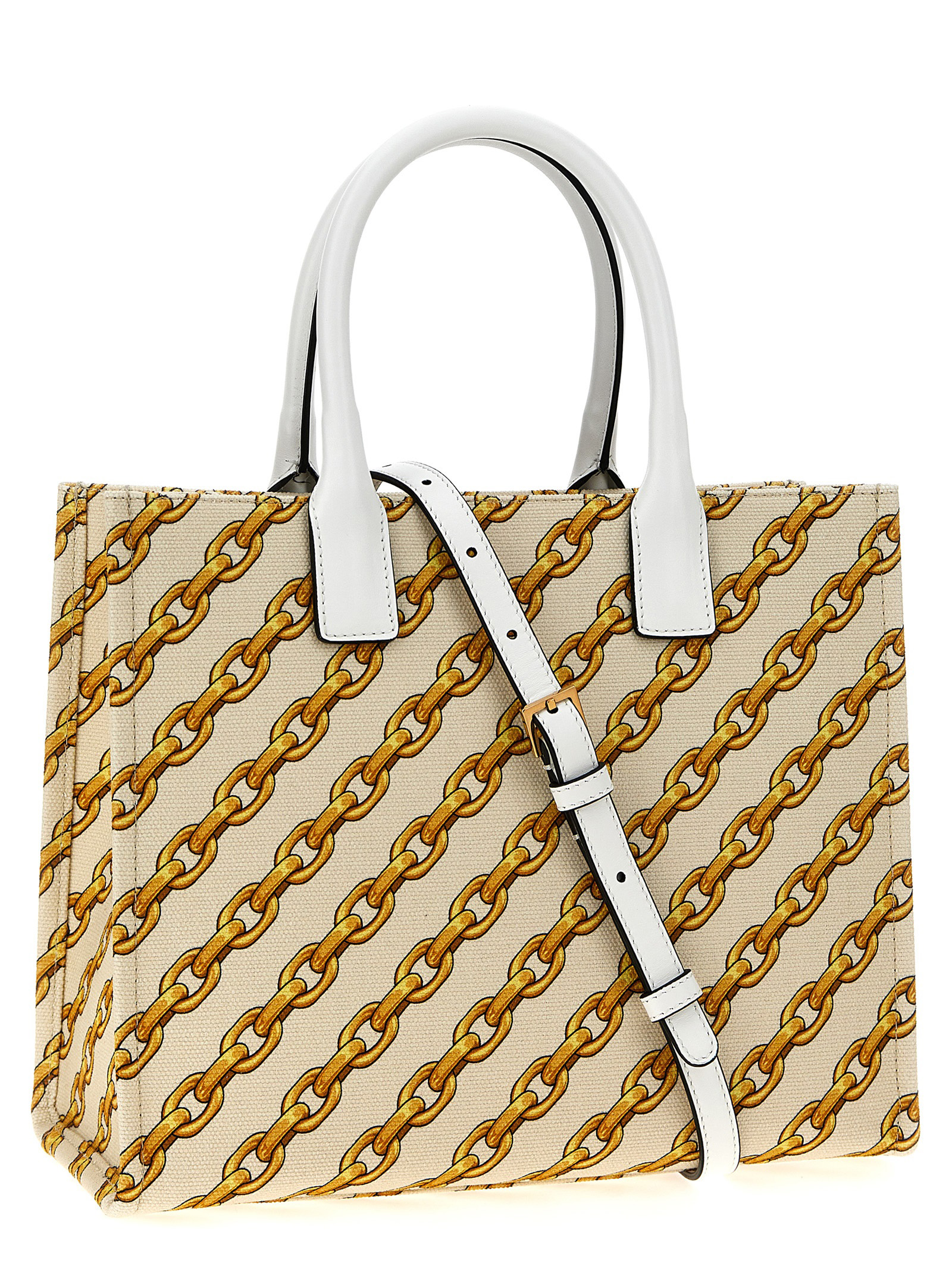 Small 'Chain Stripes La Medusa' shopping bag 10058611A135685W73V (VERSACE / トートバッグ ) | VERSACE (ヴェルサーチェ)(1)