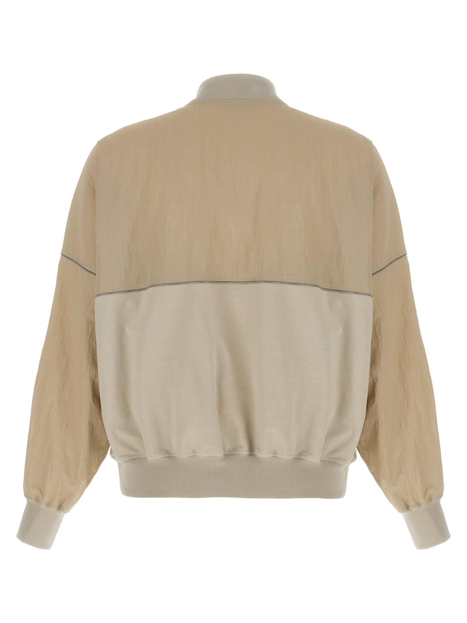 Two-material sweatshirt MH827VE706C9732 (Brunello Cucinelli / スウェット・フーディー ) | Brunello Cucinelli (ブルネロ・クチネリ)(1)