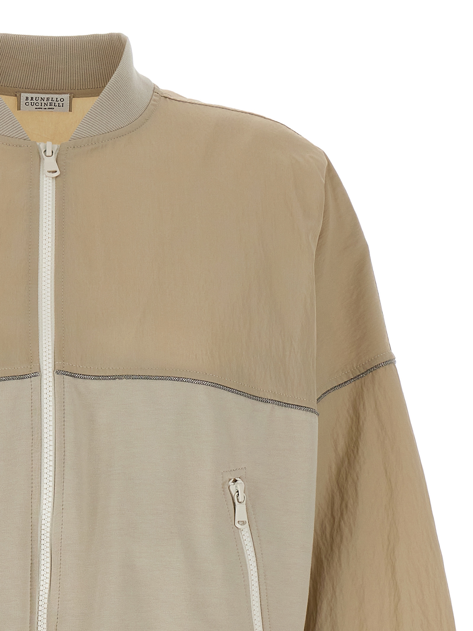 Two-material sweatshirt MH827VE706C9732 (Brunello Cucinelli / スウェット・フーディー ) | Brunello Cucinelli (ブルネロ・クチネリ)(2)