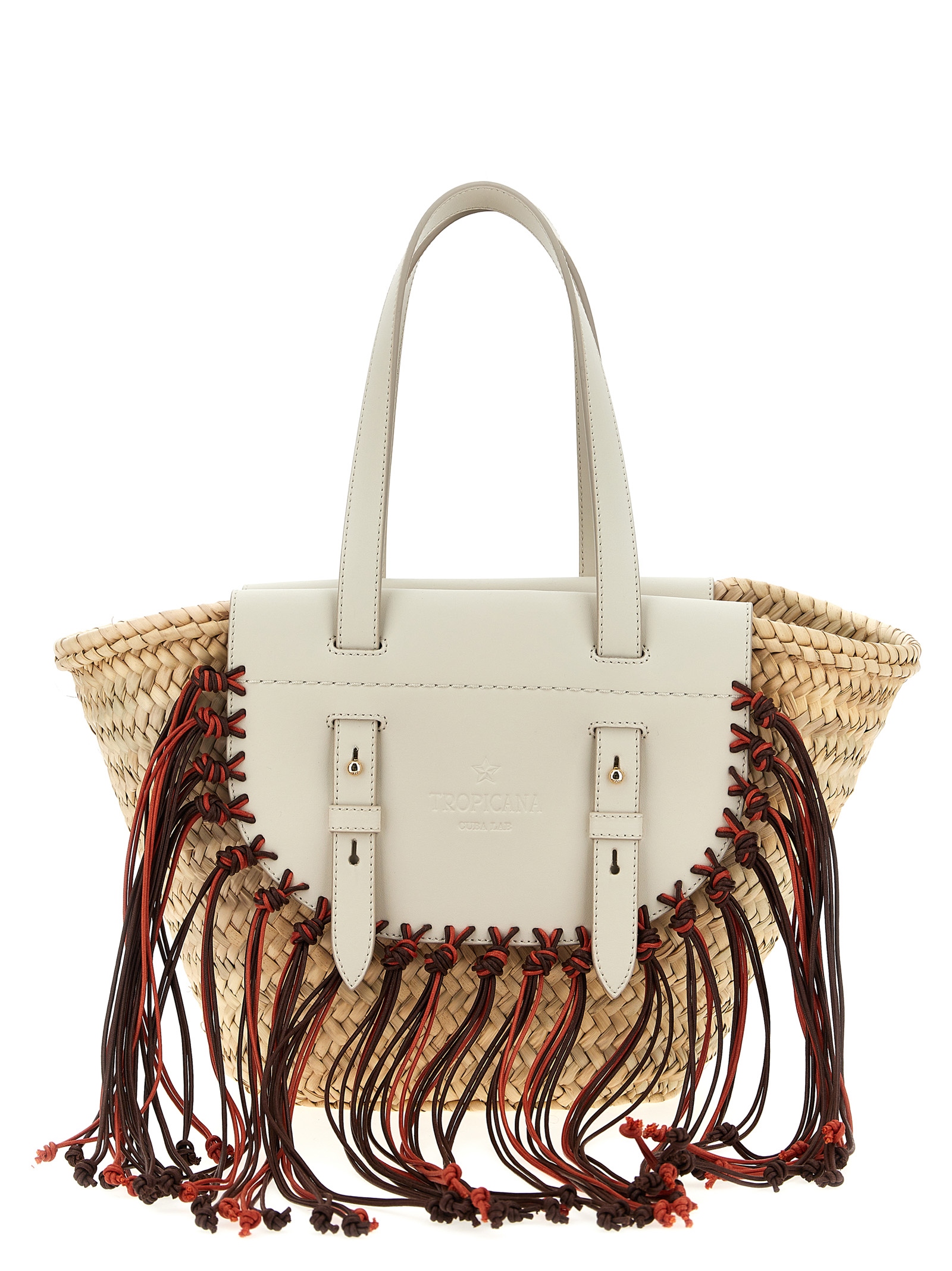 Cuba Lab x SanPa 'Tropicana' shopping bag 8056420208696OFFWHITE (CUBA LAB / トートバッグ ) | CUBA LAB (キューバラボ)