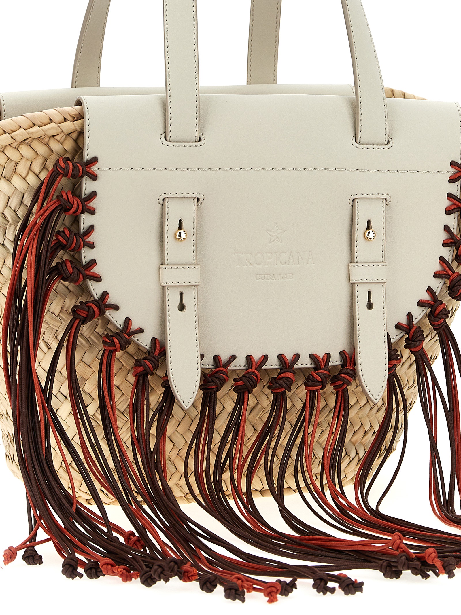 Cuba Lab x SanPa 'Tropicana' shopping bag 8056420208696OFFWHITE (CUBA LAB / トートバッグ ) | CUBA LAB (キューバラボ)(2)