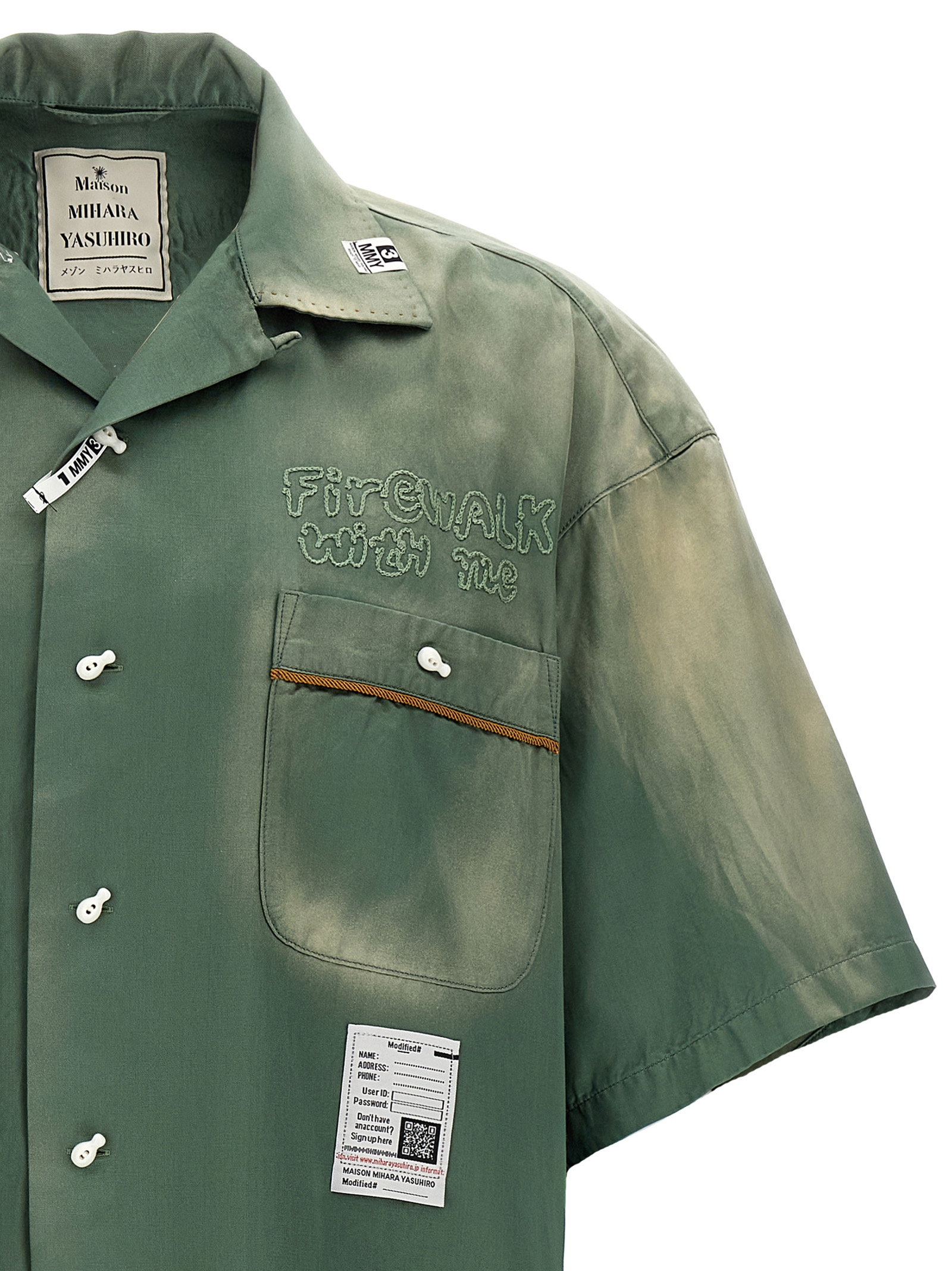 'Bowling' shirt J14SH186KHAKI (Maison Mihara Yasuhiro / シャツ・ブラウス ) | Maison Mihara Yasuhiro (メゾン ミハラ ヤスヒロ)(2)