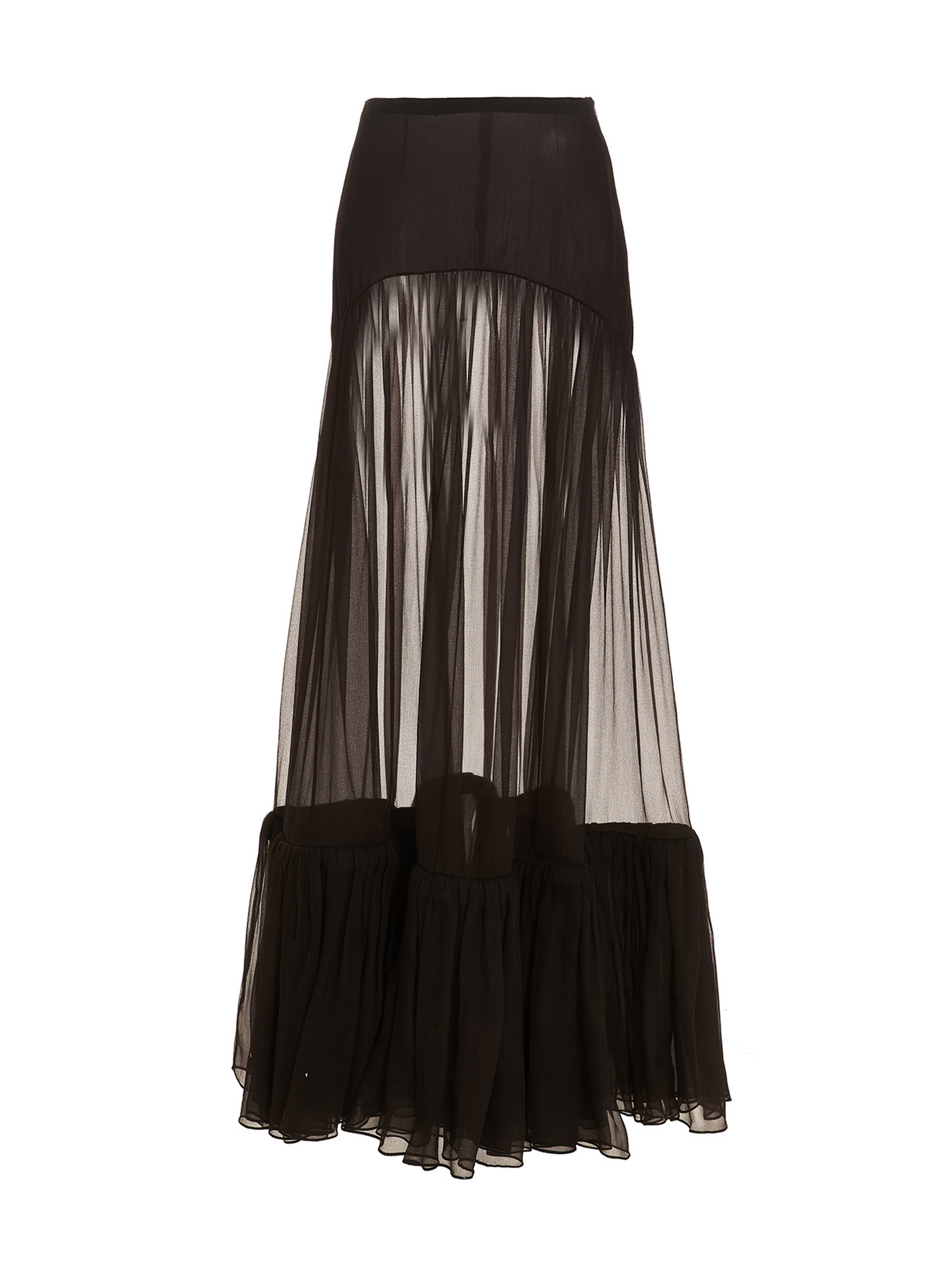 Flounced long skirt 723489Y430U2069 (Saint Laurent / スカート ) | Saint Laurent (サンローラン)