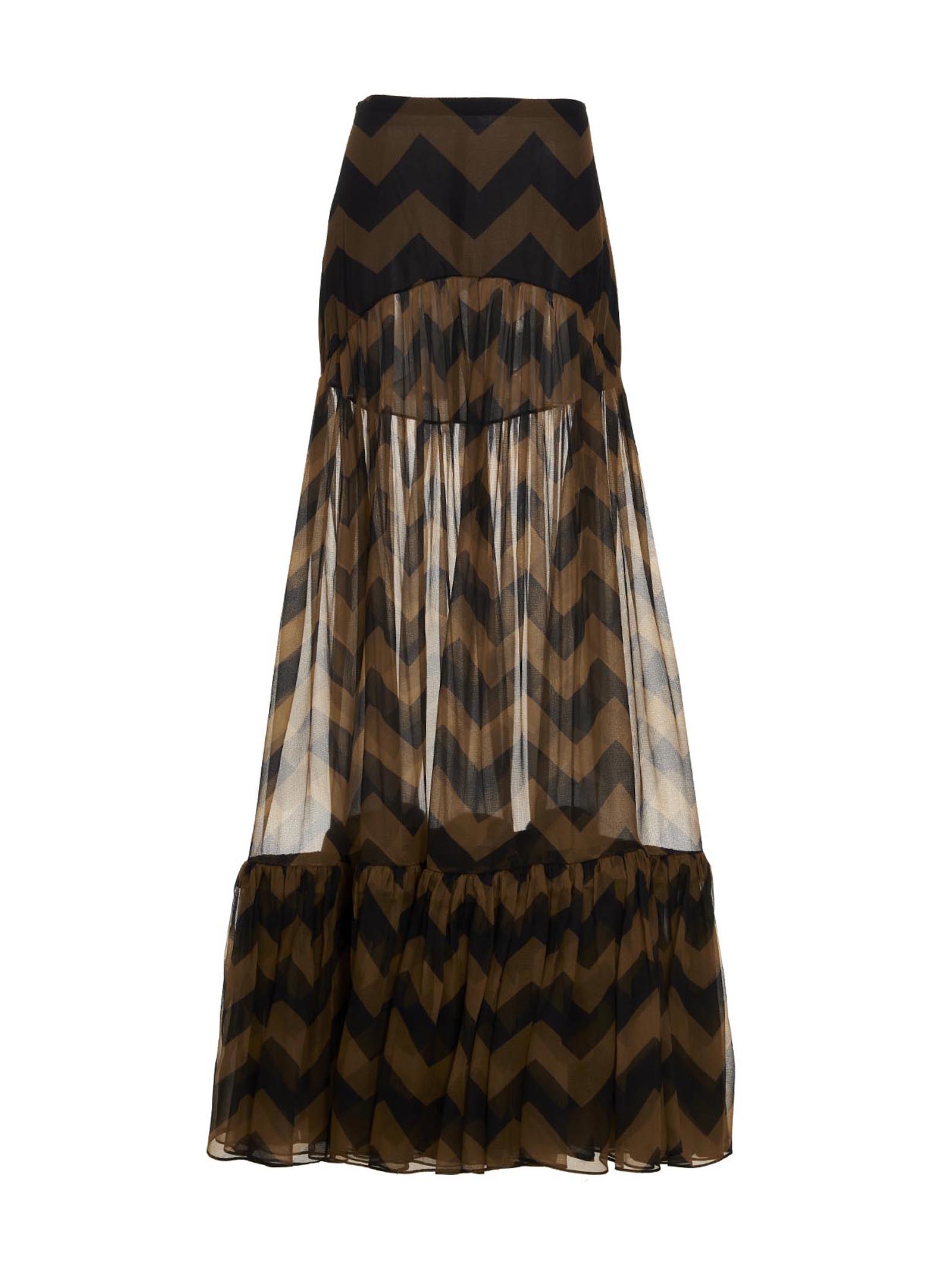 Chevron long skirt 723489Y3G161107 (Saint Laurent / スカート ) | Saint Laurent (サンローラン)