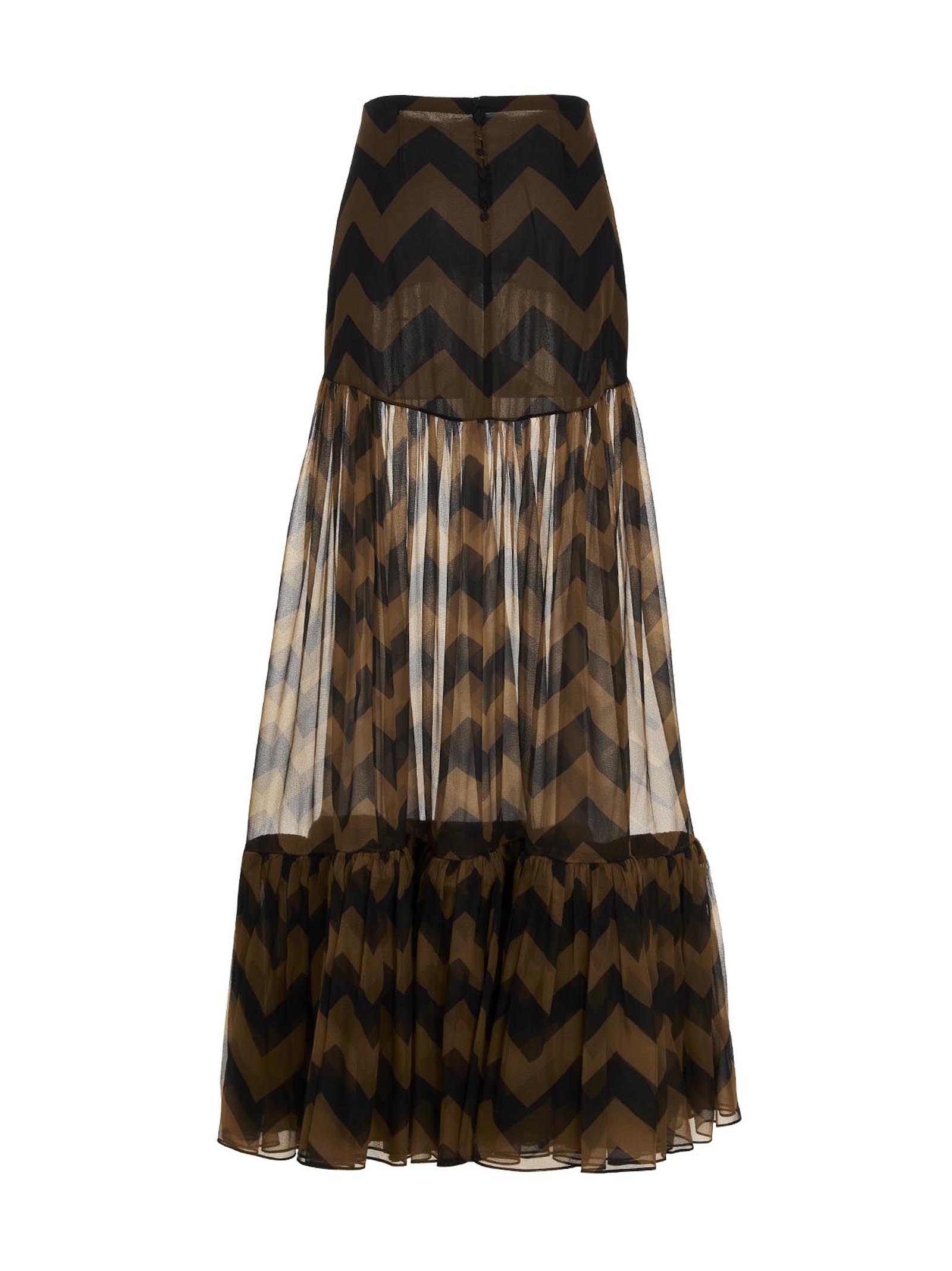 Chevron long skirt 723489Y3G161107 (Saint Laurent / スカート ) | Saint Laurent (サンローラン)(1)
