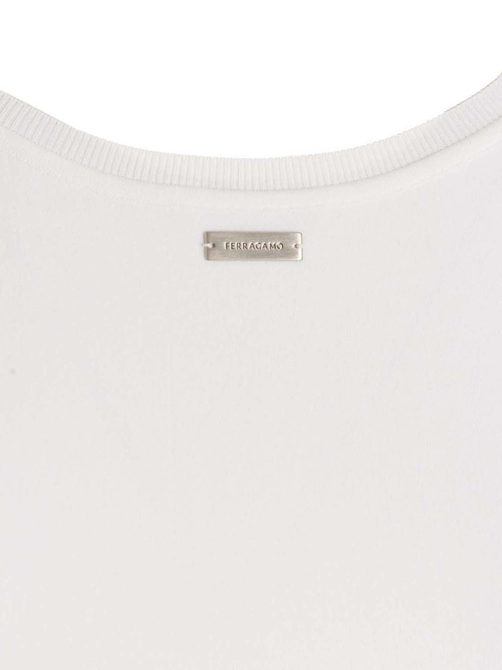 Basic tank top 0761927OPTICWHITE (FERRAGAMO / タンクトップ・キャミソール ) | FERRAGAMO (フェラガモ)(3)