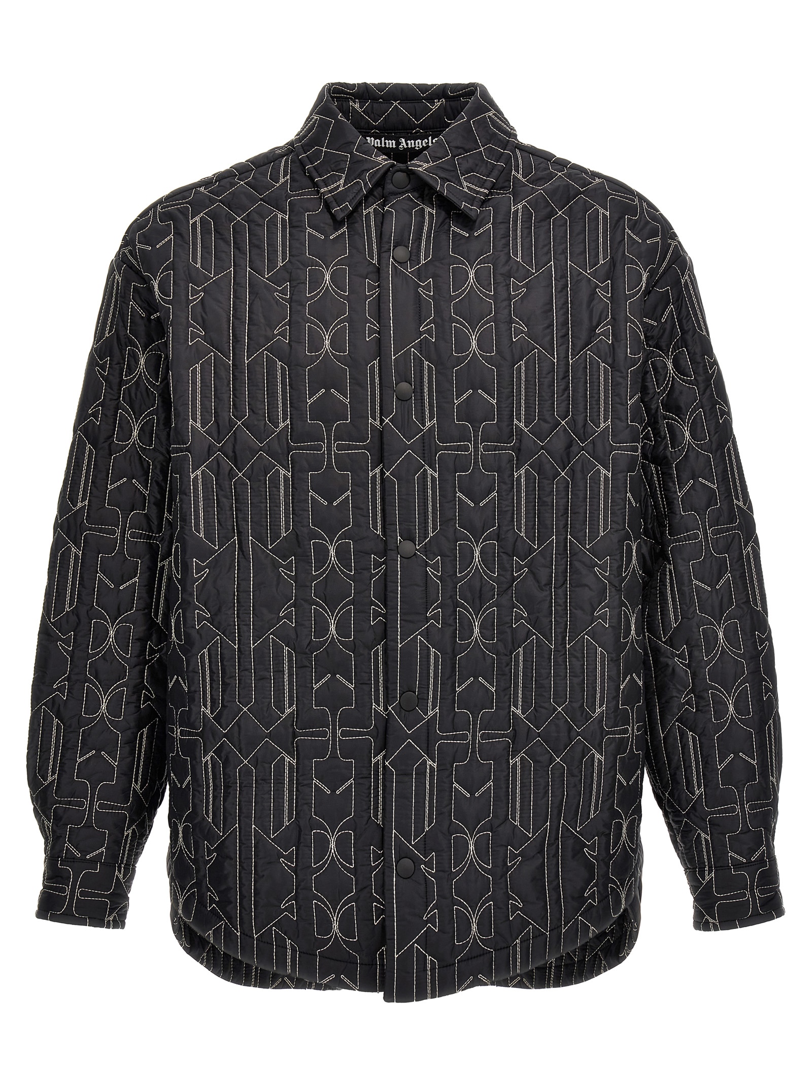 All Monogram Quilted Dover jacket PMEA251E23FAB00111031103 (Palm Angels / カジュアルジャケット・ベスト ) | Palm Angels (パームエンジェルス)