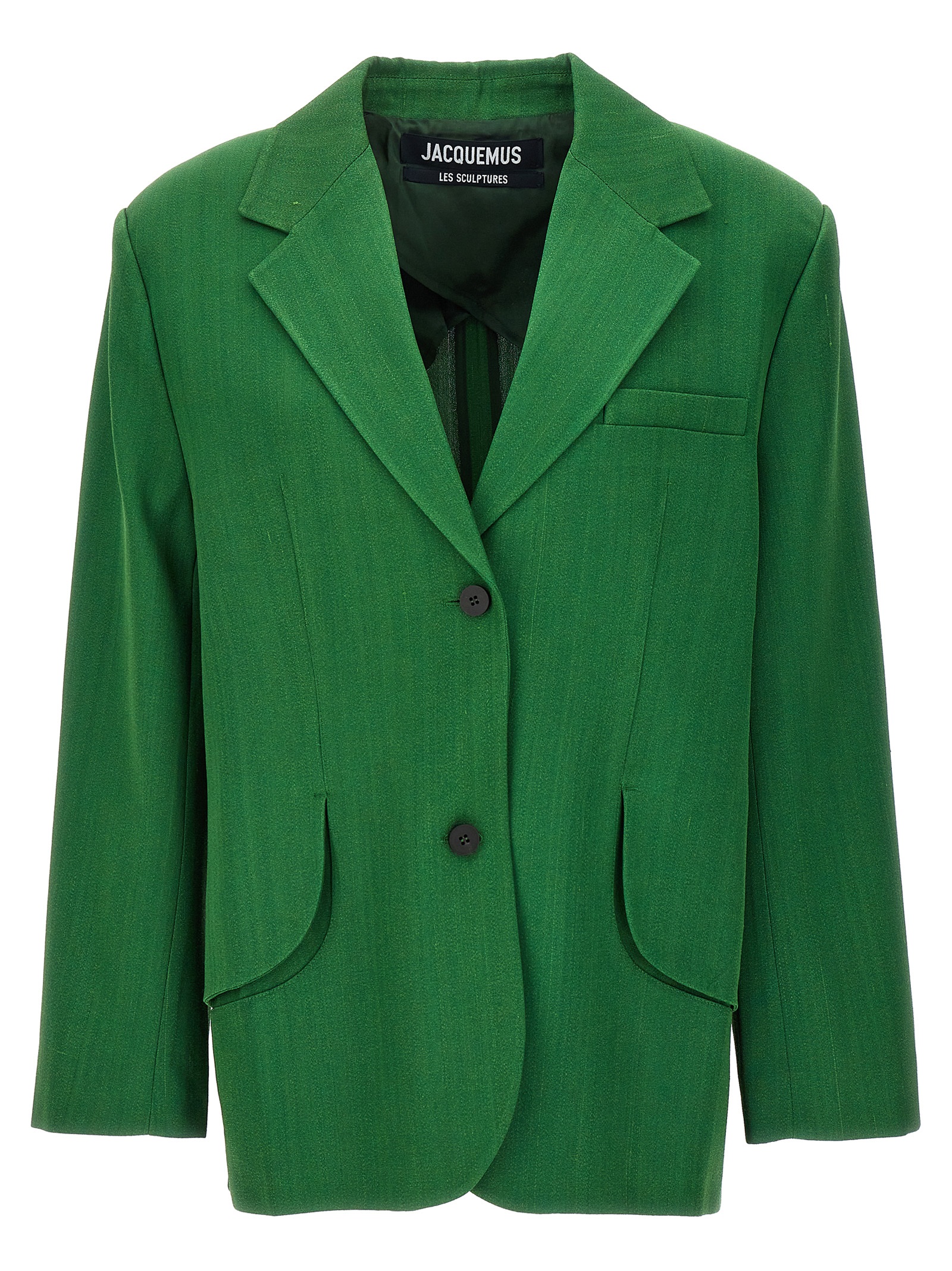 'La veste Titolo' blazer 24E241JA0541547DARKGREEN (JACQUEMUS / スーツ・ジャケット ) | JACQUEMUS (ジャックムス)