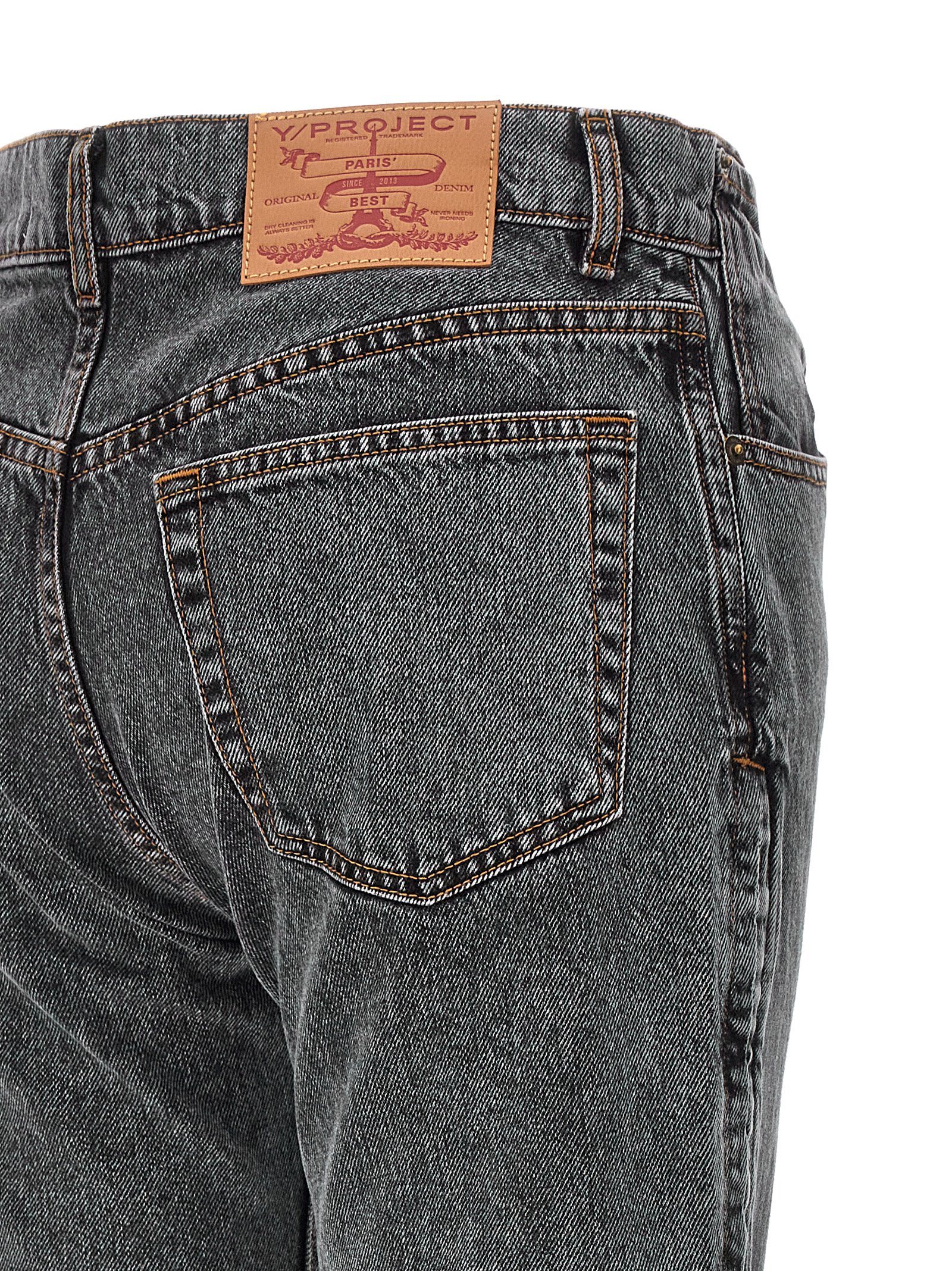 'Hook and Eye' jeans 107PA002EVERGREENVINTAGEBLACK (Y/Project / ジーンズ ) | Y/Project (ワイプロジェクト)(4)