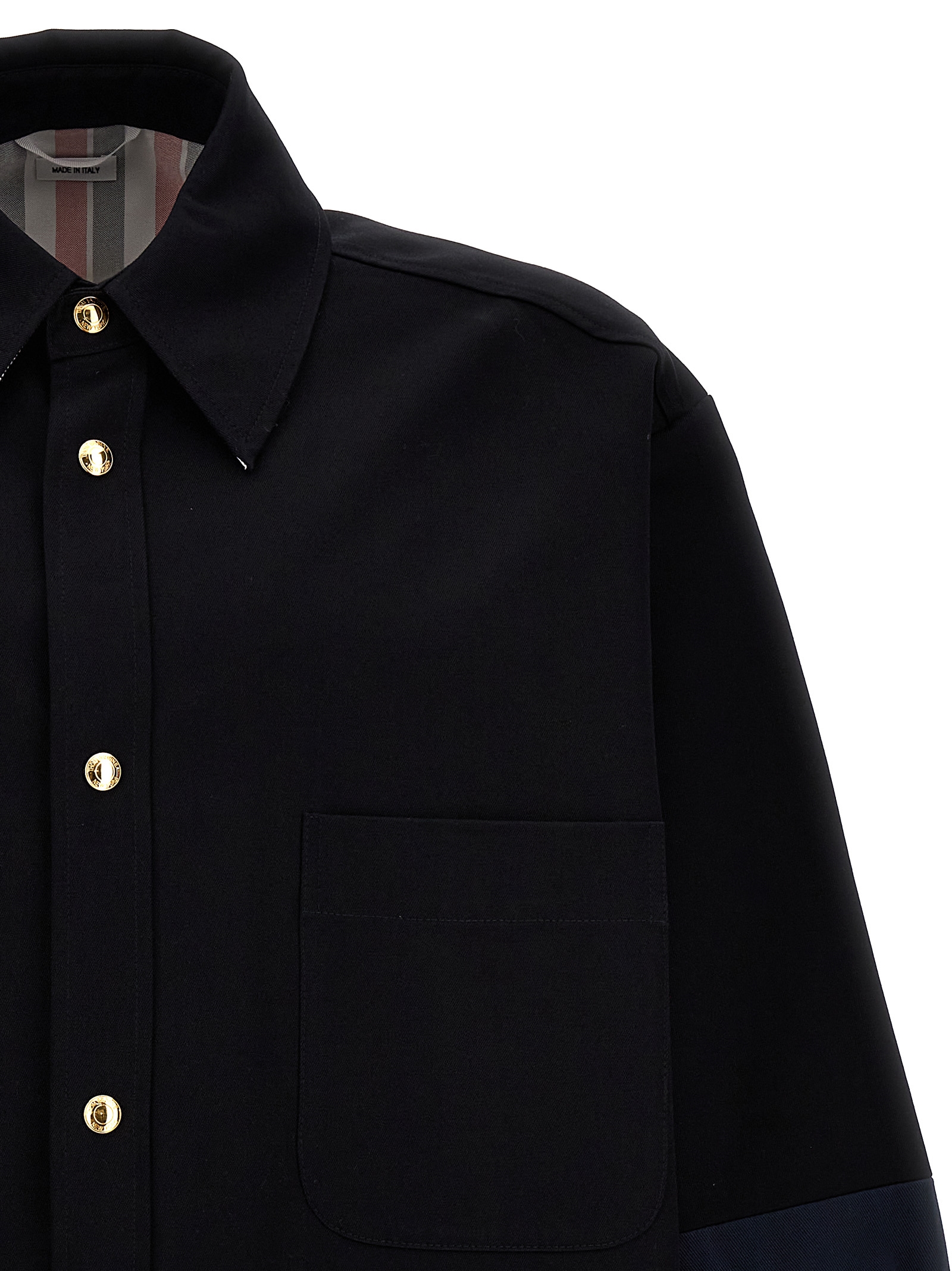 'Combo Snap' overshirt MJO219CF0175415 (Thom Browne / カジュアルジャケット ) | Thom Browne (トム・ブラウン)(2)
