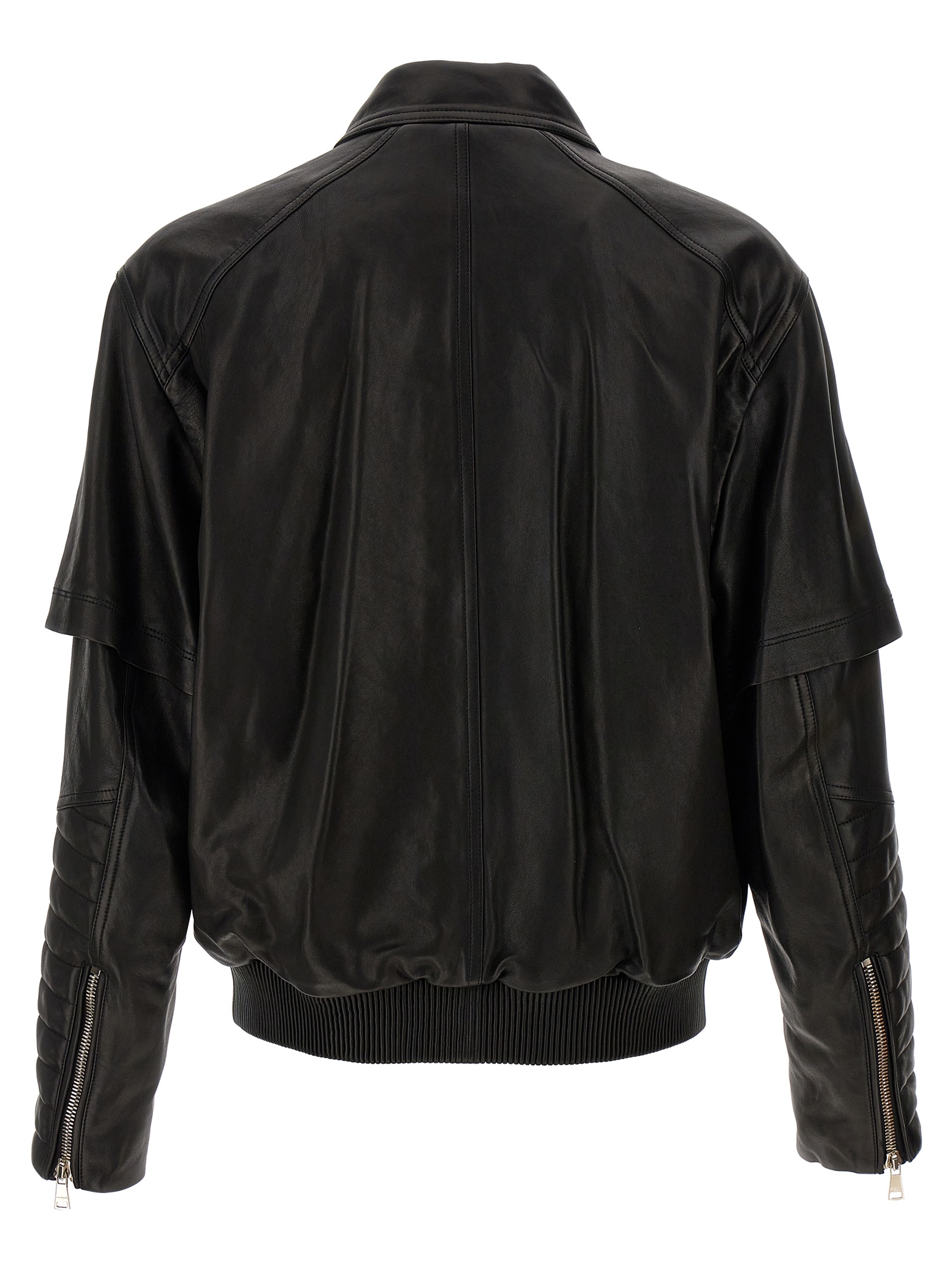 Layered leather jacket EH1TF936LC620PA (Balmain / カジュアルジャケット・ベスト ) | Balmain (バルマン)(1)