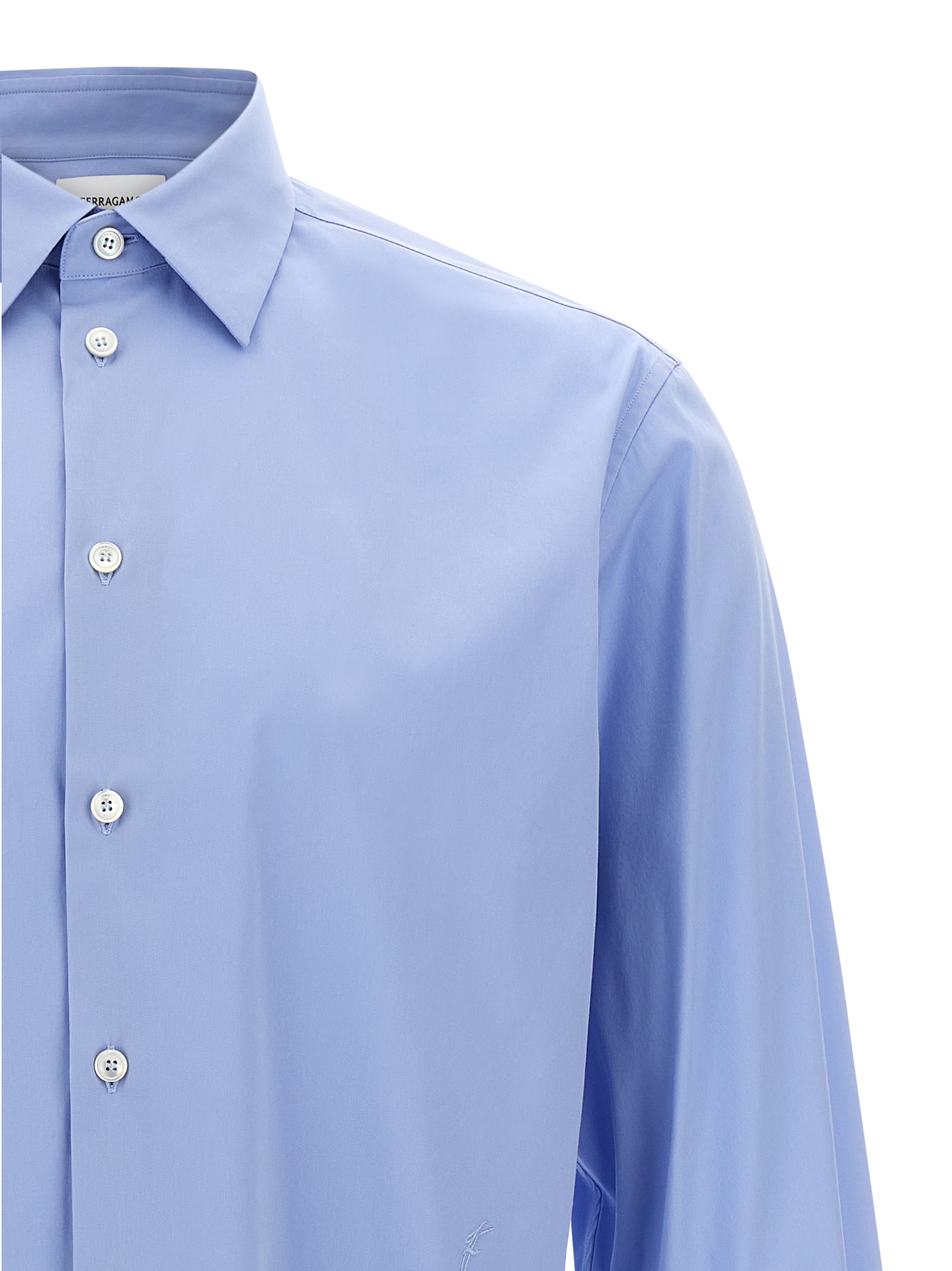 Poplin shirt 780367LIGHTOXFORDBLUE (FERRAGAMO / シャツ・ブラウス ) | FERRAGAMO (フェラガモ)(2)