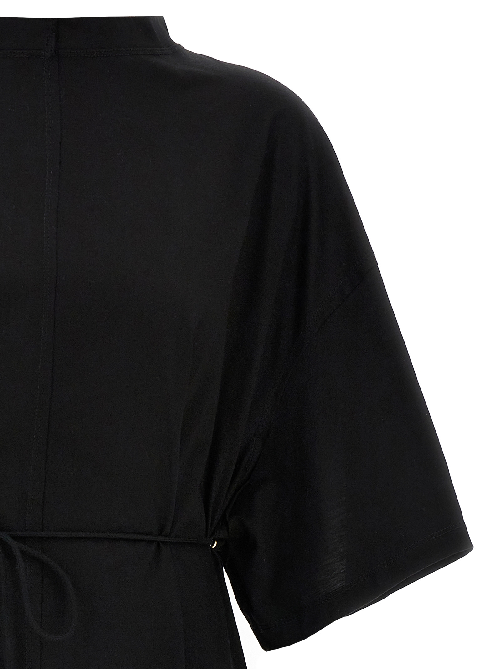 Asymmetric T-shirt T03NERO (DI.LA3 PARI' / Tシャツ・カットソー ) | DI.LA3 PARI' (ディラトレパリ)(2)