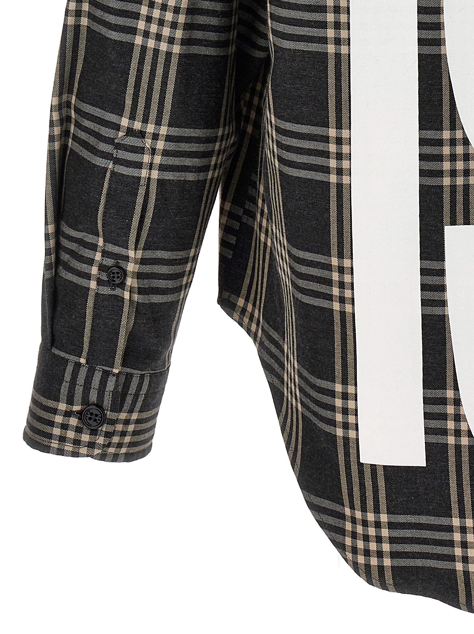 Logo shirt D0726GREYCHECK (1989 / シャツ・ブラウス ) | 1989 (ナインティーンエイティーナイン)(3)