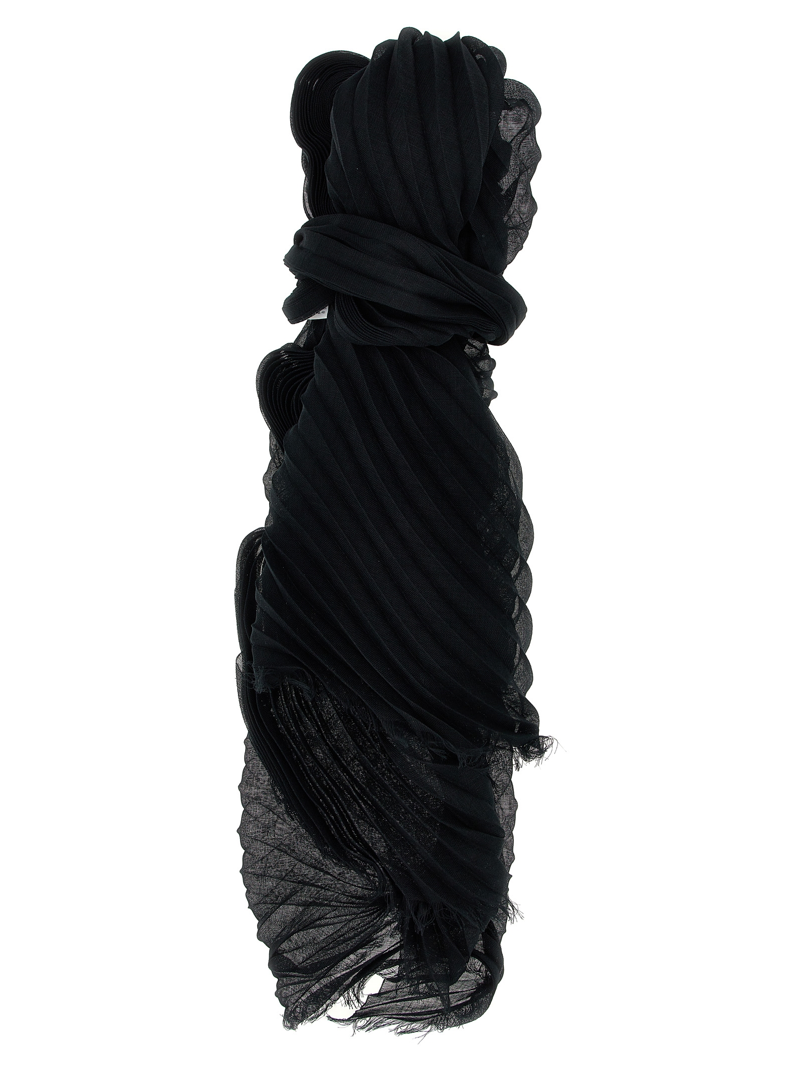 'Ramie pleats' scarf IM46AD10115 (ISSEY MIYAKE / スカーフ・マフラー ) | ISSEY MIYAKE (イッセイ ミヤケ)