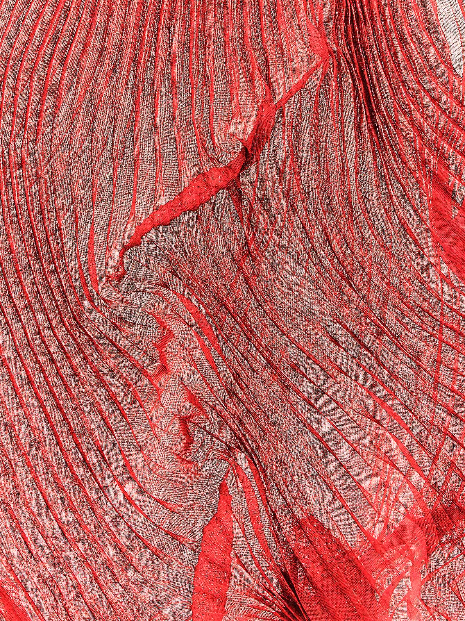 'Ramie pleats' scarf IM46AD10115 (ISSEY MIYAKE / スカーフ・マフラー ) | ISSEY MIYAKE (イッセイ ミヤケ)(2)