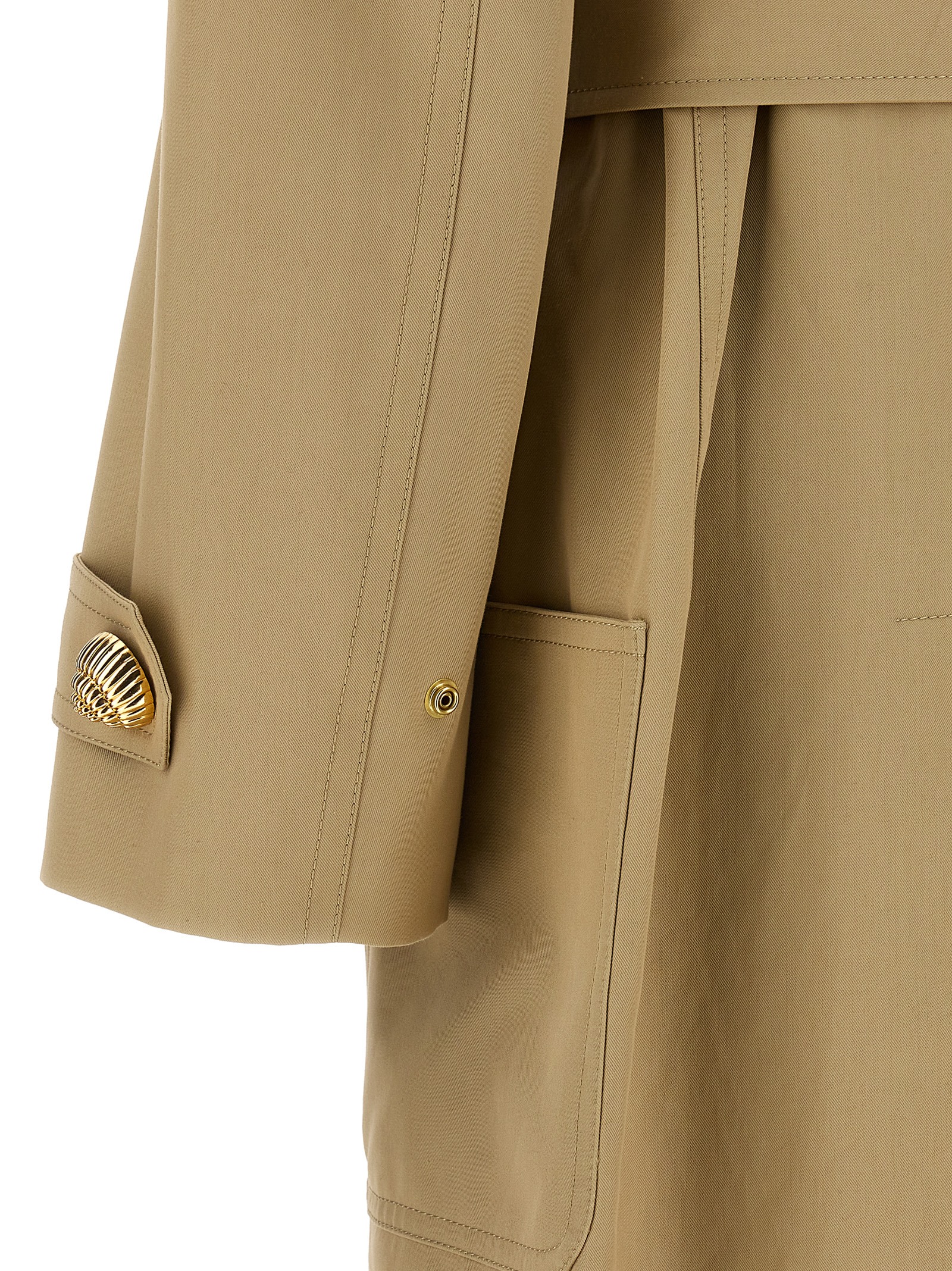 'Chiocciola' button trench coat DF0TL155CF480FK (Balmain / コート・ダウン ) | Balmain (バルマン)(3)