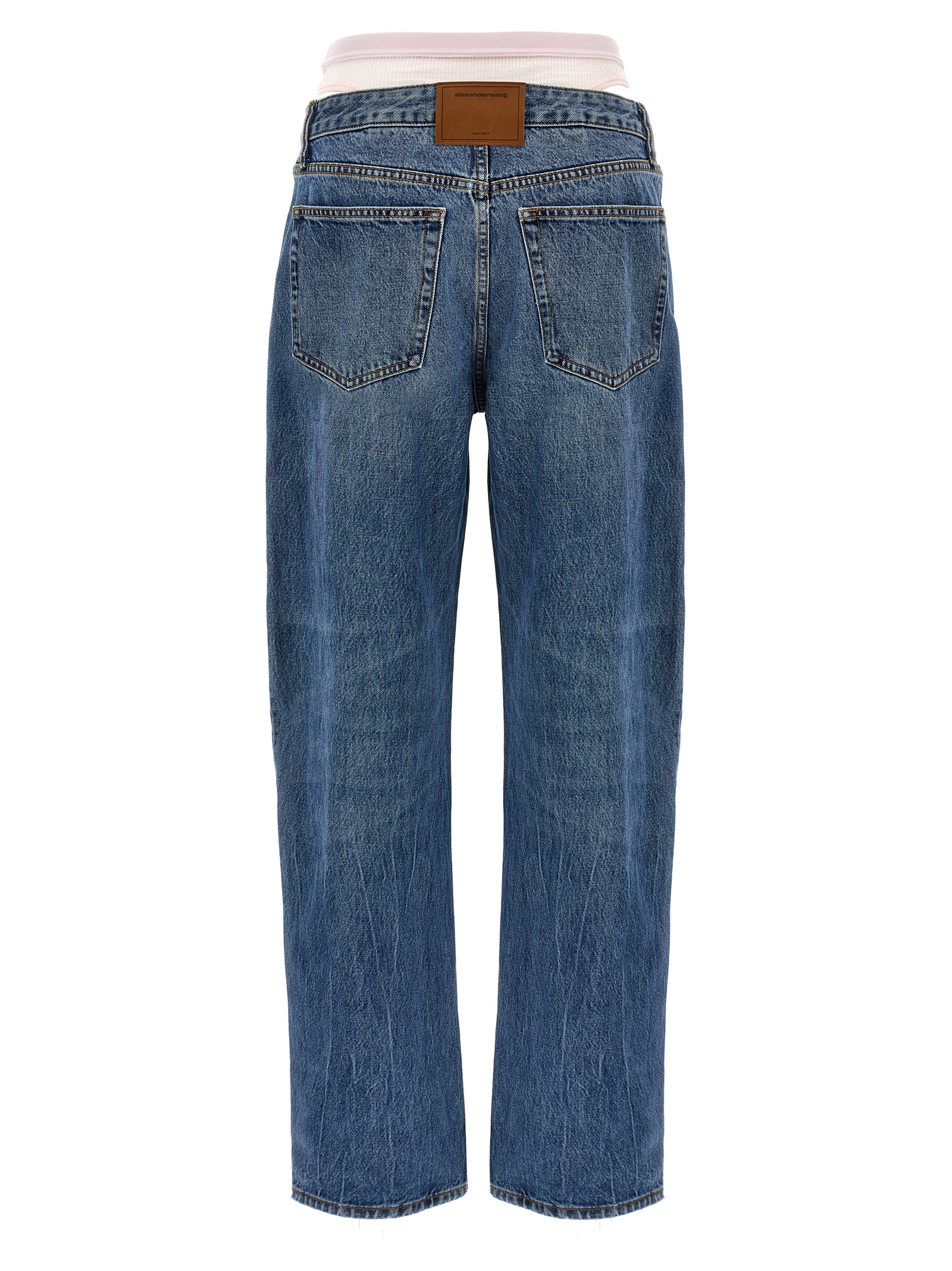 'Slit Hem Prestyle Hotfix Mesh Undie' jeans 4DC4244440473 (alexanderwang / ジーンズ ) | alexanderwang (アレキサンダーワン)(1)