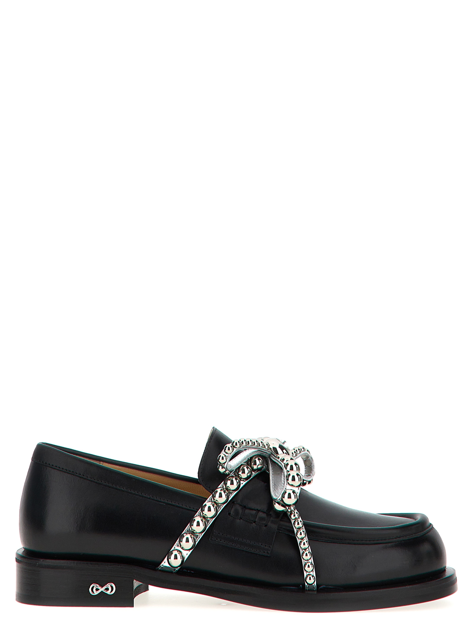 'Crystal Studs' loafers FW24S084130CLFB17 (MACH & MACH / ローファー ) | MACH & MACH (マッハ&マッハ)