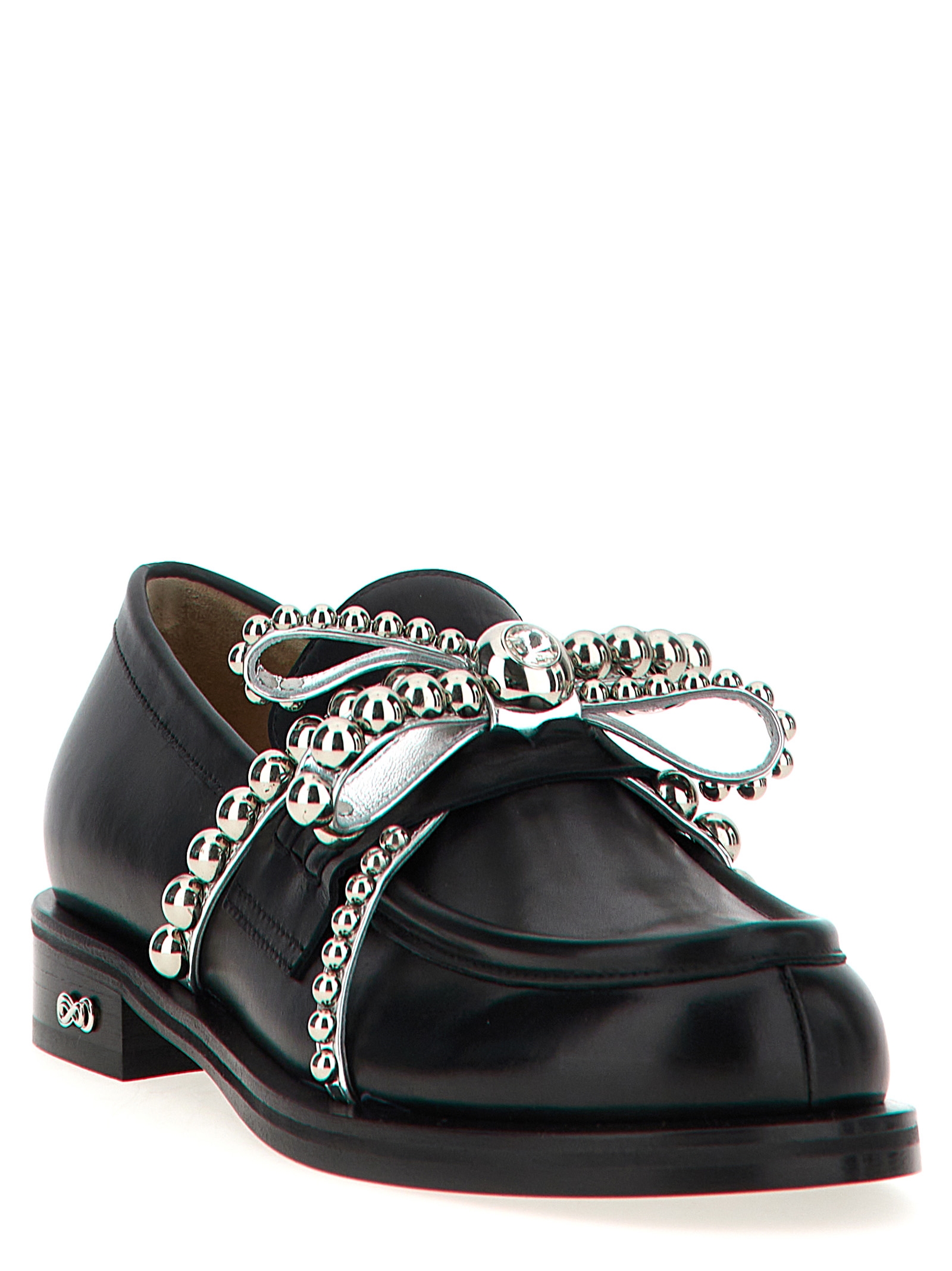 'Crystal Studs' loafers FW24S084130CLFB17 (MACH & MACH / ローファー ) | MACH & MACH (マッハ&マッハ)(1)