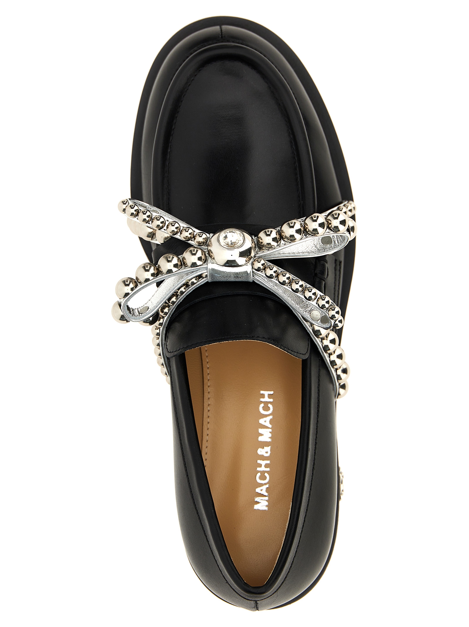'Crystal Studs' loafers FW24S084130CLFB17 (MACH & MACH / ローファー ) | MACH & MACH (マッハ&マッハ)(3)