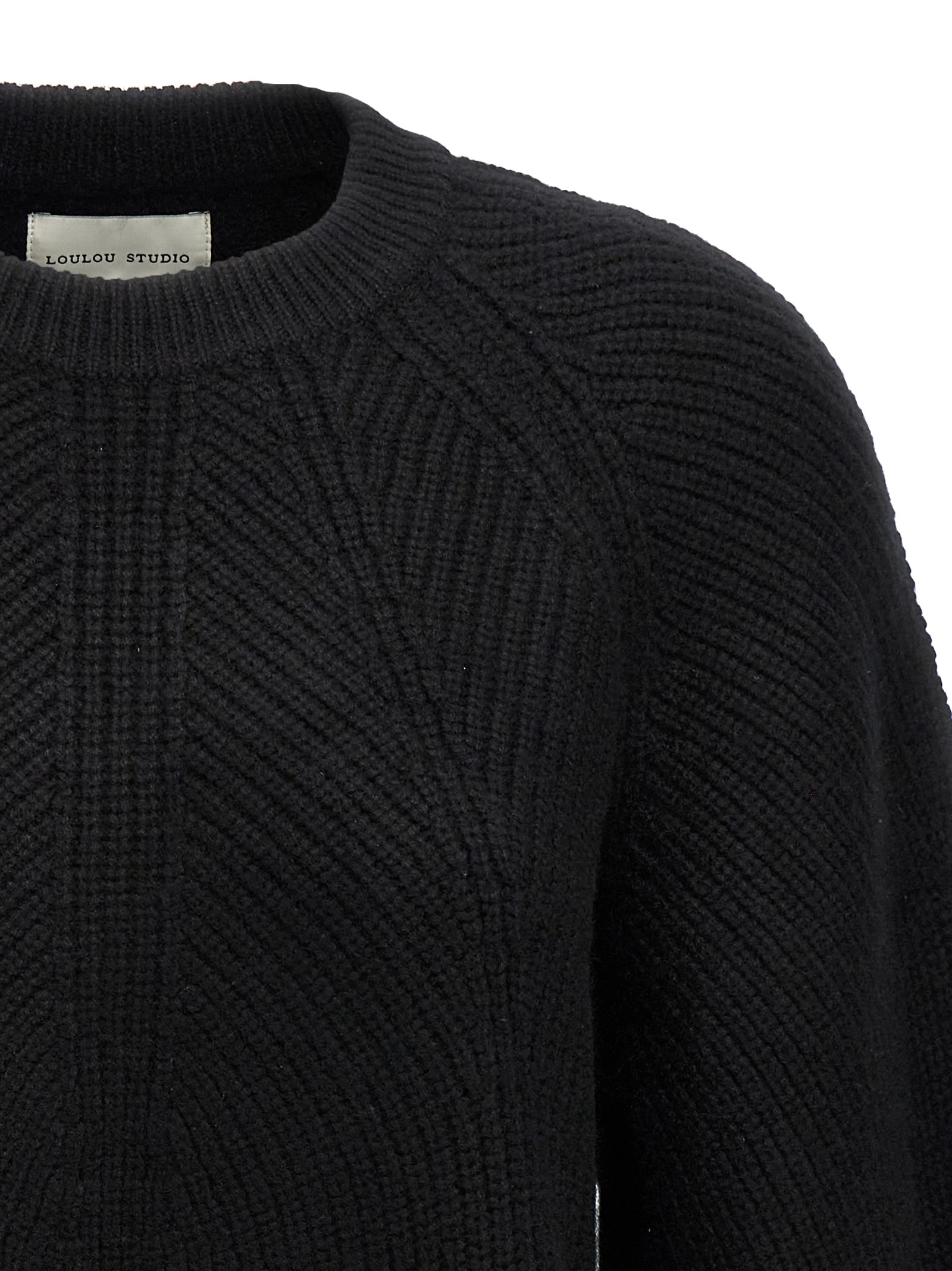 'Kawa' sweater KAWABLACK (LOULOU STUDIO / ニット・セーター・カーディガン ) | LOULOU STUDIO (ルルスタジオ)(2)