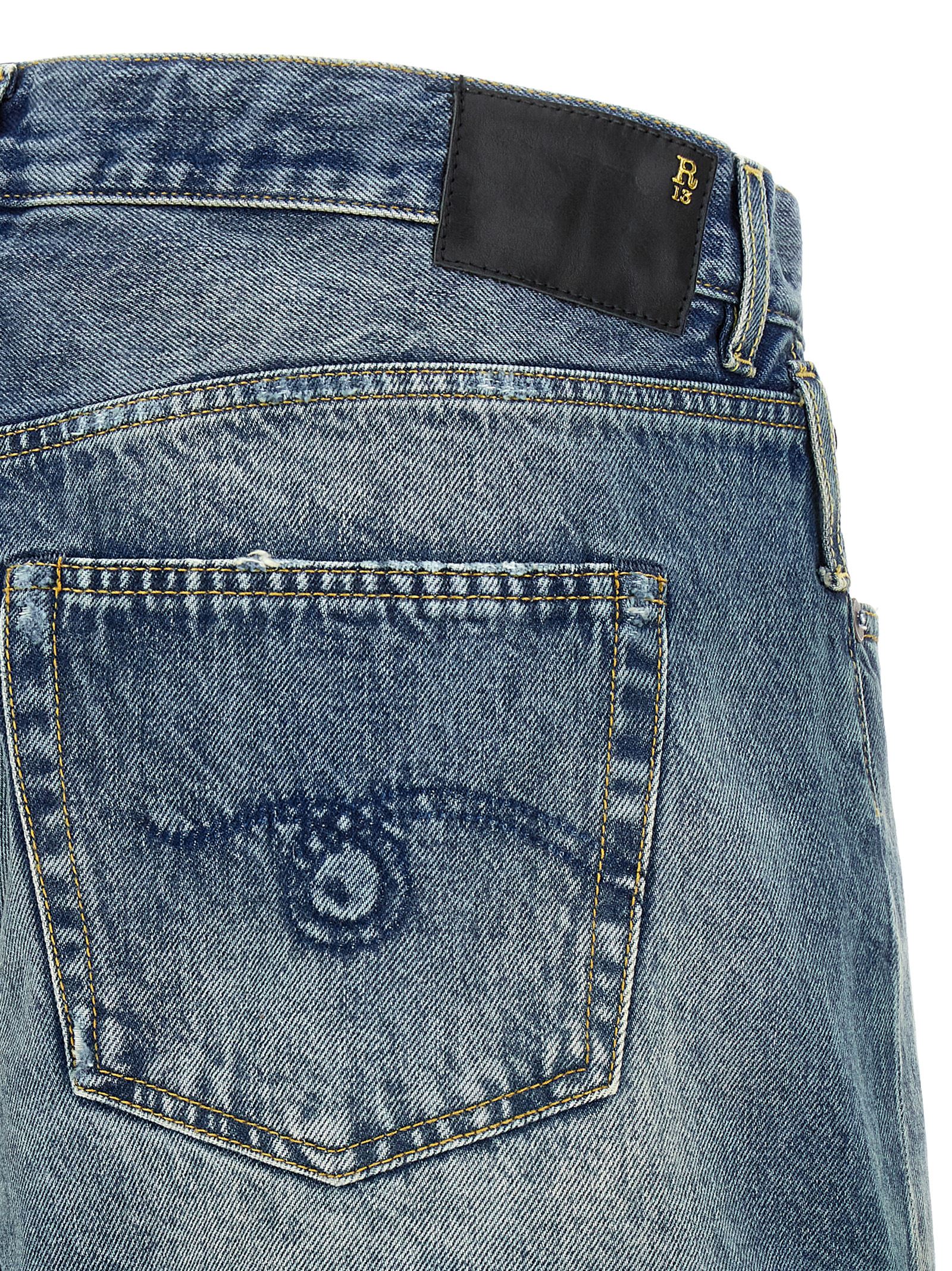 【関税込み】R13 ブラック Crossover デニムショートパンツ Crossover' shorts (R13/ショートパンツ) | R13（アール