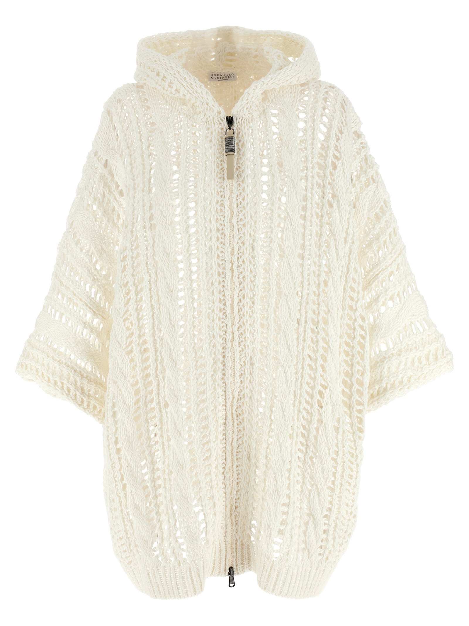 'Cable & Mesh' cardigan M3Y351806C2723 (Brunello Cucinelli / ニット・セーター・カーディガン ) | Brunello Cucinelli (ブルネロ・クチネリ)