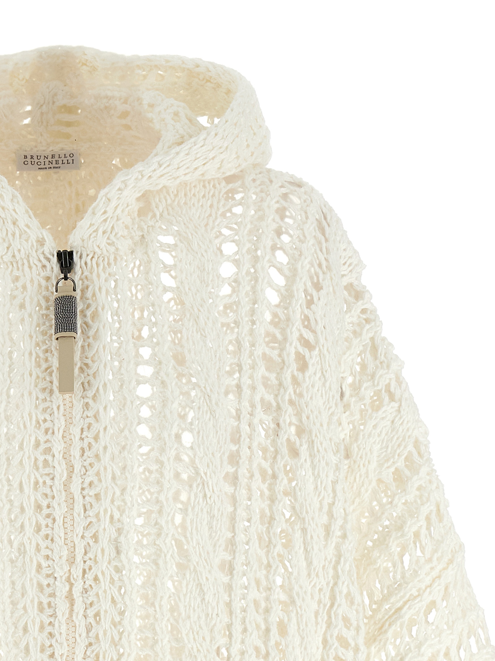 'Cable & Mesh' cardigan M3Y351806C2723 (Brunello Cucinelli / ニット・セーター・カーディガン ) | Brunello Cucinelli (ブルネロ・クチネリ)(2)