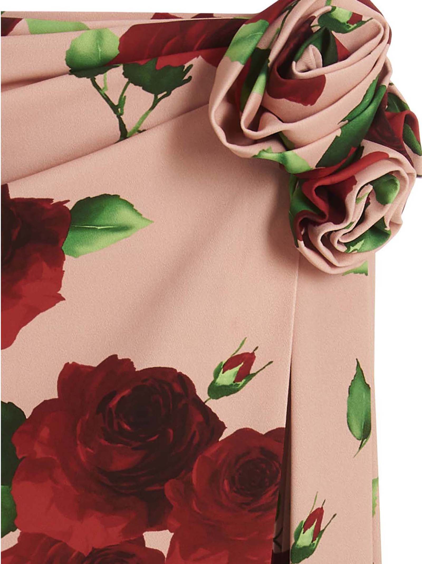 Floral printed miniskirt 189423PINKPRINT (MAGDA BUTRYM / スカート ) | MAGDA BUTRYM (マグダブトリム)(2)