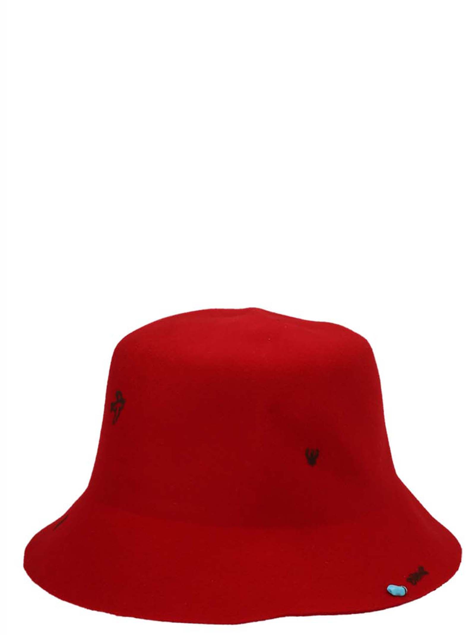 'Freya' Superduper x Laurent Jorubini bucket hat FREYAIBISCO (SUPERDUPER / 帽子 ) | SUPERDUPER (スーパーデューパー)