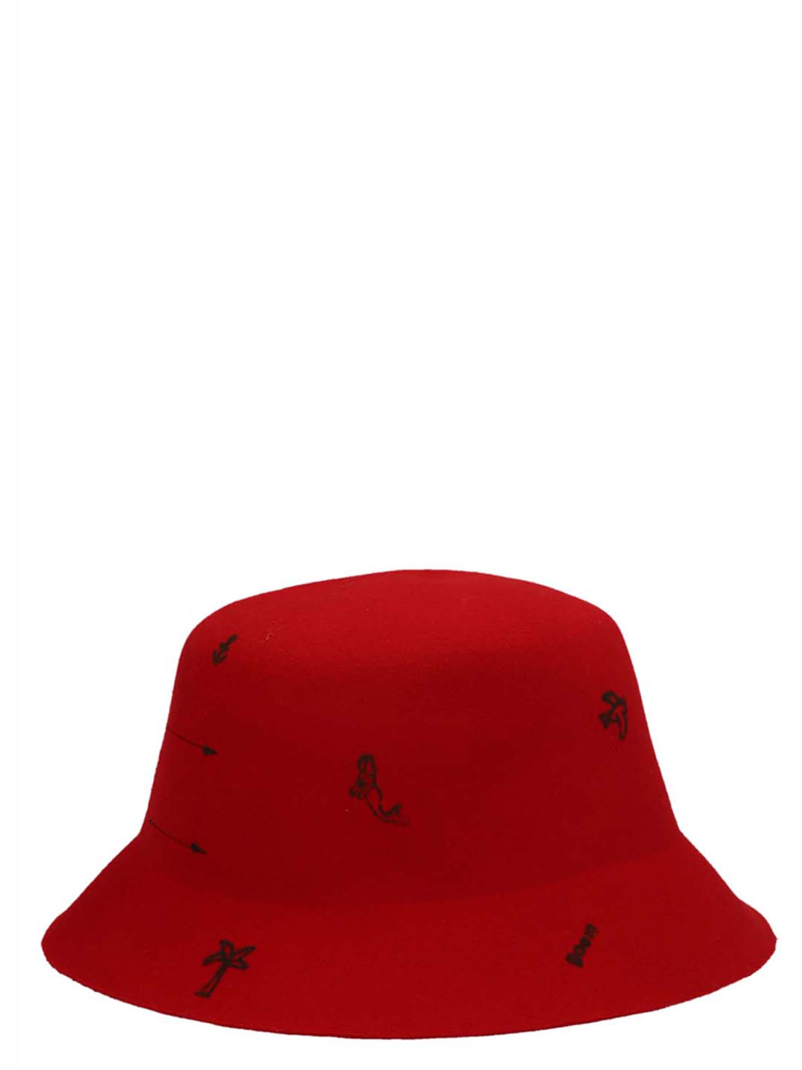 'Freya' Superduper x Laurent Jorubini bucket hat FREYAIBISCO (SUPERDUPER / 帽子 ) | SUPERDUPER (スーパーデューパー)(1)