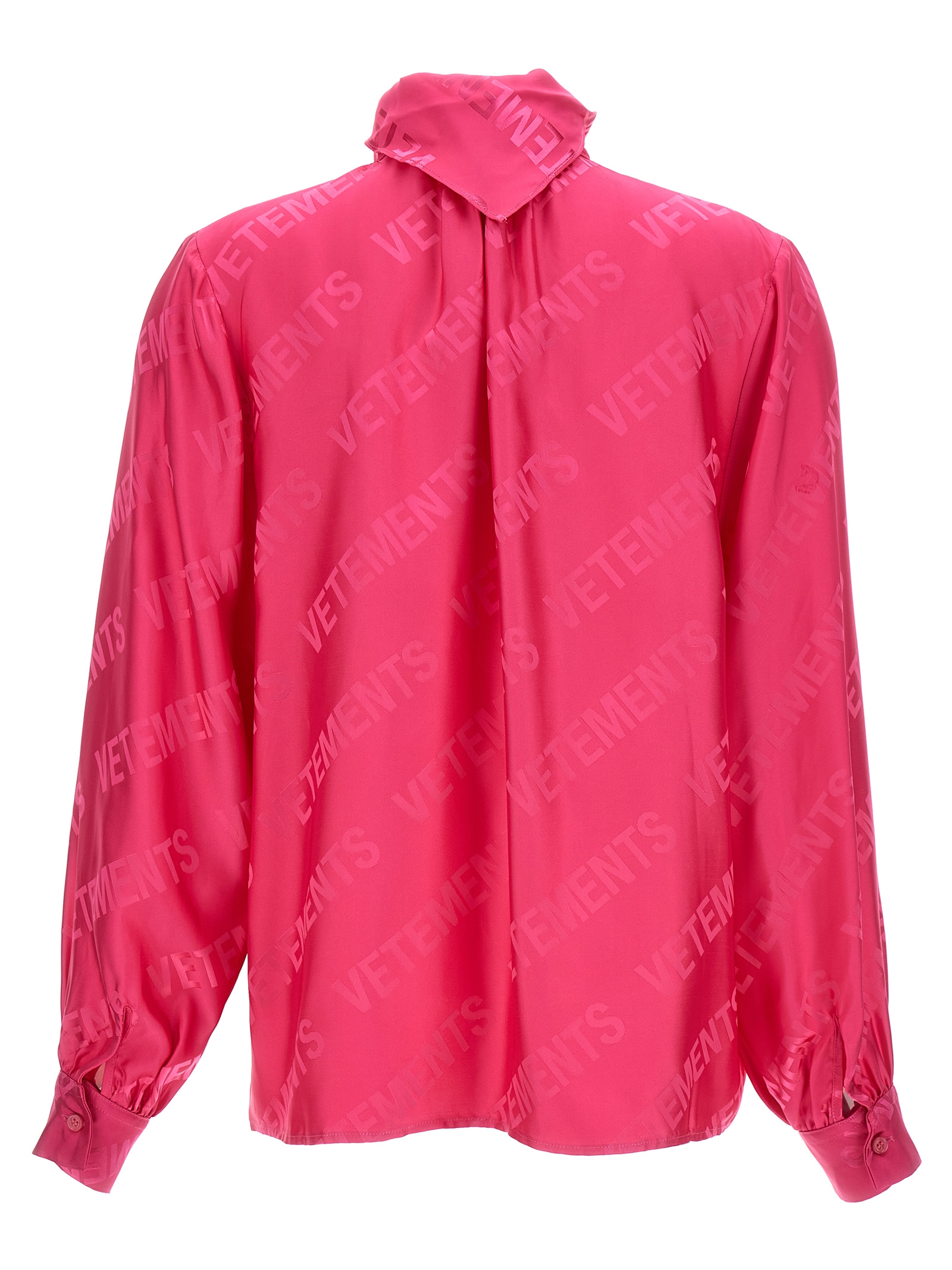 'Monogram' blouse WE54SH100HHOTPINK (VETEMENTS / シャツ・ブラウス ) | VETEMENTS (ヴェトモン)(1)