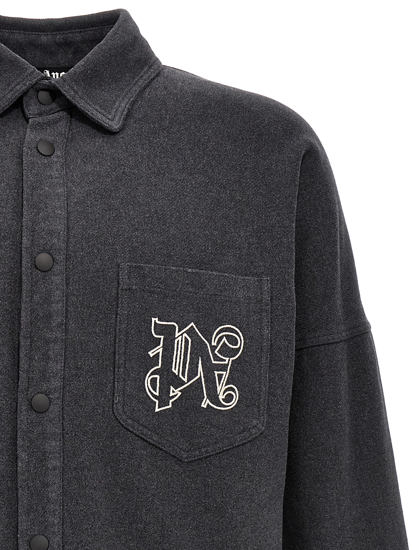 PA Monogram overshirt PMES002E23FAB00111031103 (Palm Angels / シャツ・ブラウス ) | Palm Angels (パームエンジェルス)(2)