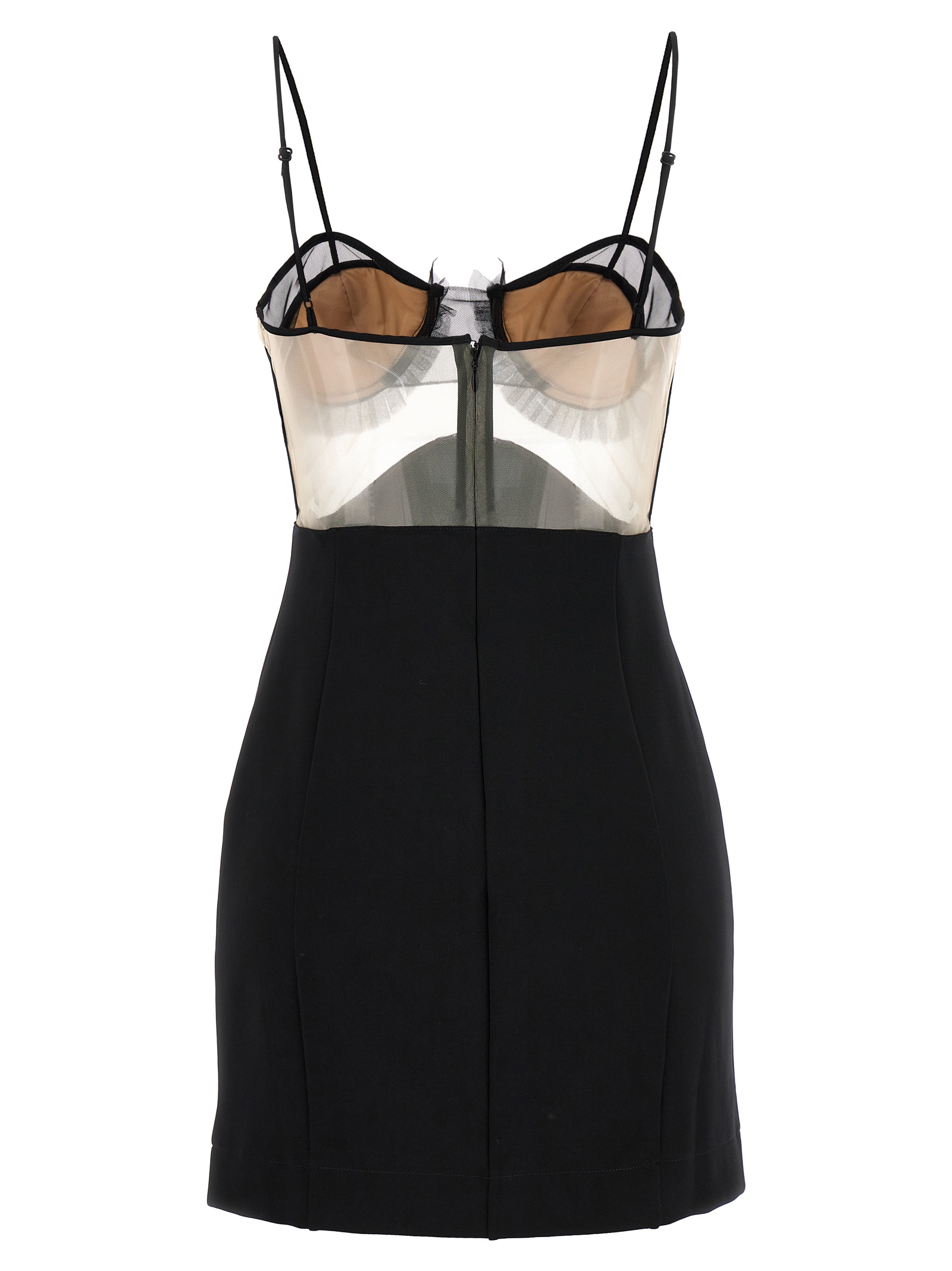 'Explosive Flower Bra' dress NDAW23DR152BLACK (NENSI DOJAKA / ワンピース・ドレス・オールインワン ) | NENSI DOJAKA (ネンシ ドジョカ)(1)