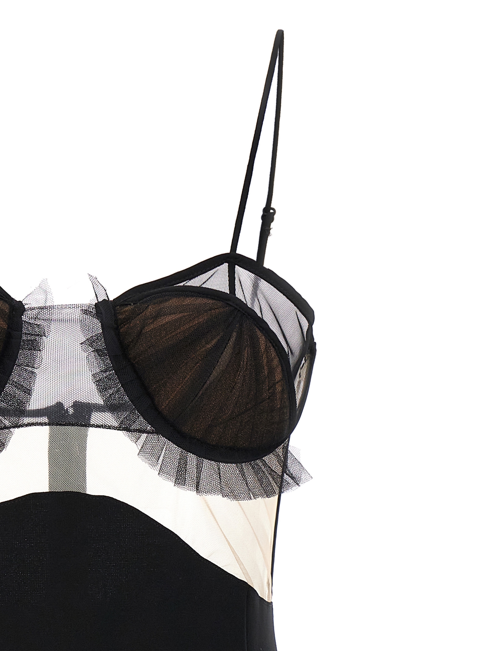 'Explosive Flower Bra' dress NDAW23DR152BLACK (NENSI DOJAKA / ワンピース・ドレス・オールインワン ) | NENSI DOJAKA (ネンシ ドジョカ)(2)