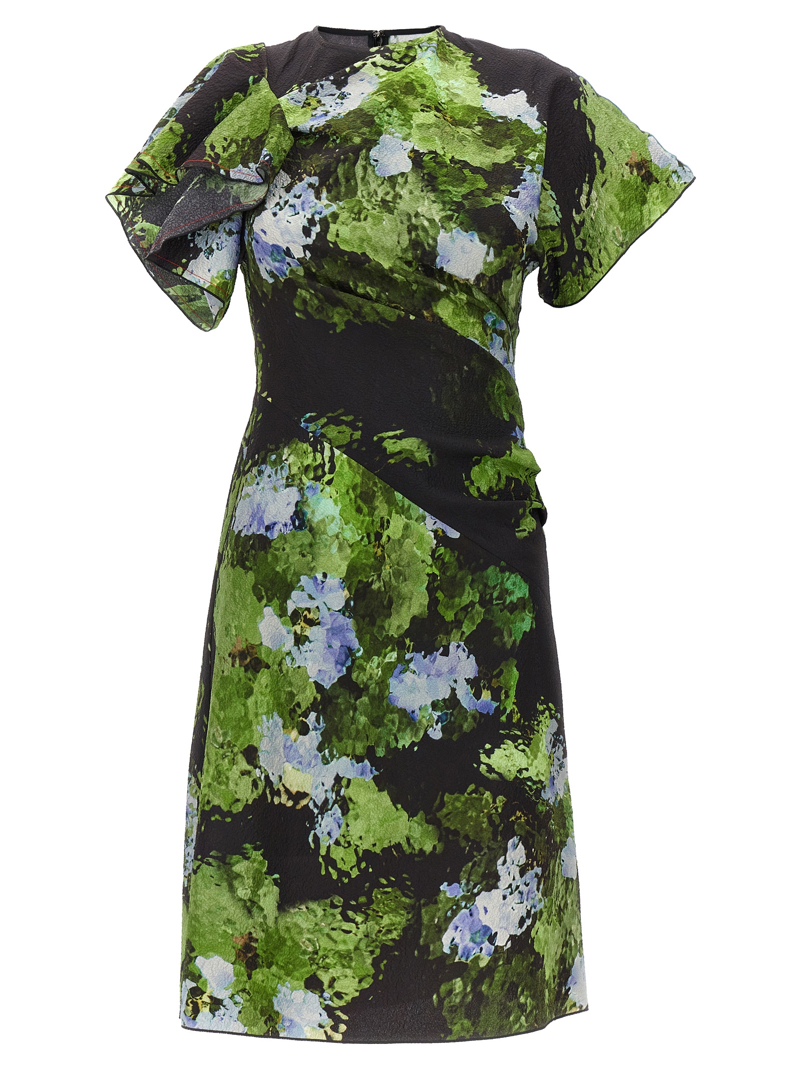 Floral printed dress 1124WDR005199ABLACKFROST (VICTORIA BECKHAM / ワンピース・ドレス・オールインワン ) | VICTORIA BECKHAM (ヴィクトリア ベッカム)