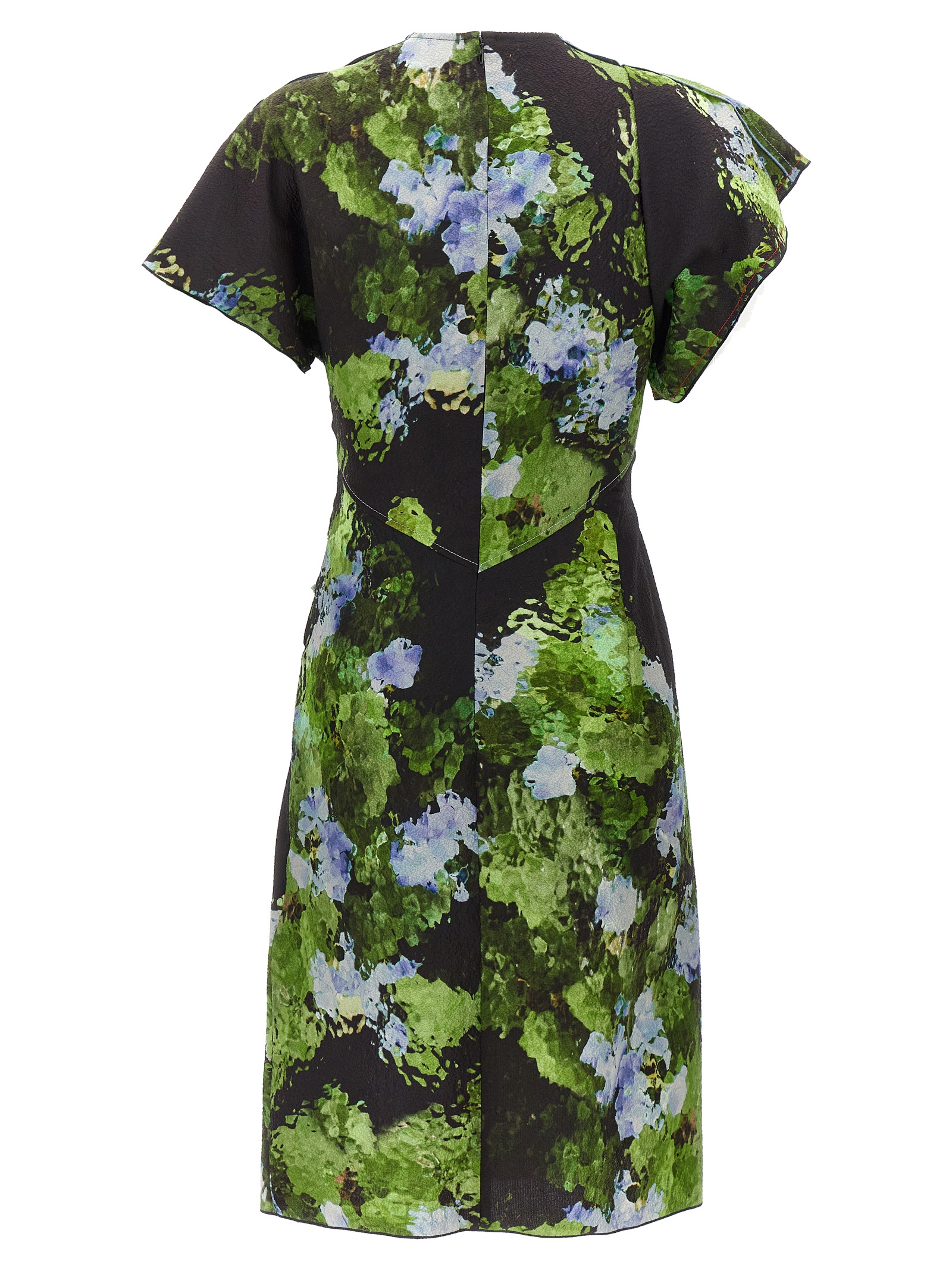 Floral printed dress 1124WDR005199ABLACKFROST (VICTORIA BECKHAM / ワンピース・ドレス・オールインワン ) | VICTORIA BECKHAM (ヴィクトリア ベッカム)(1)
