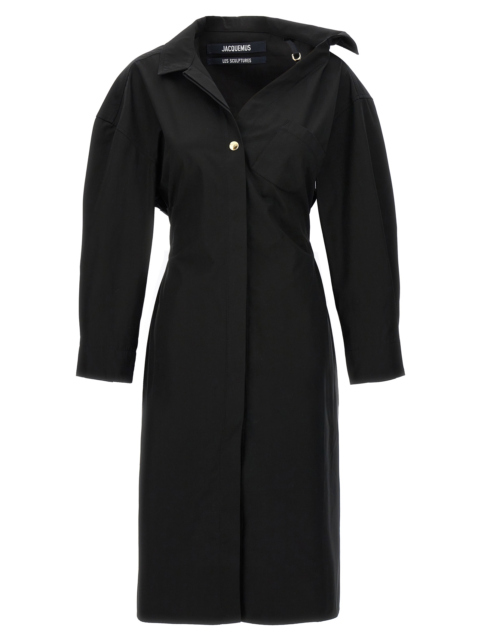 'La Robe Chemise' dress 24E241DR1241519BLACK (JACQUEMUS / スカート ) | JACQUEMUS (ジャックムス)